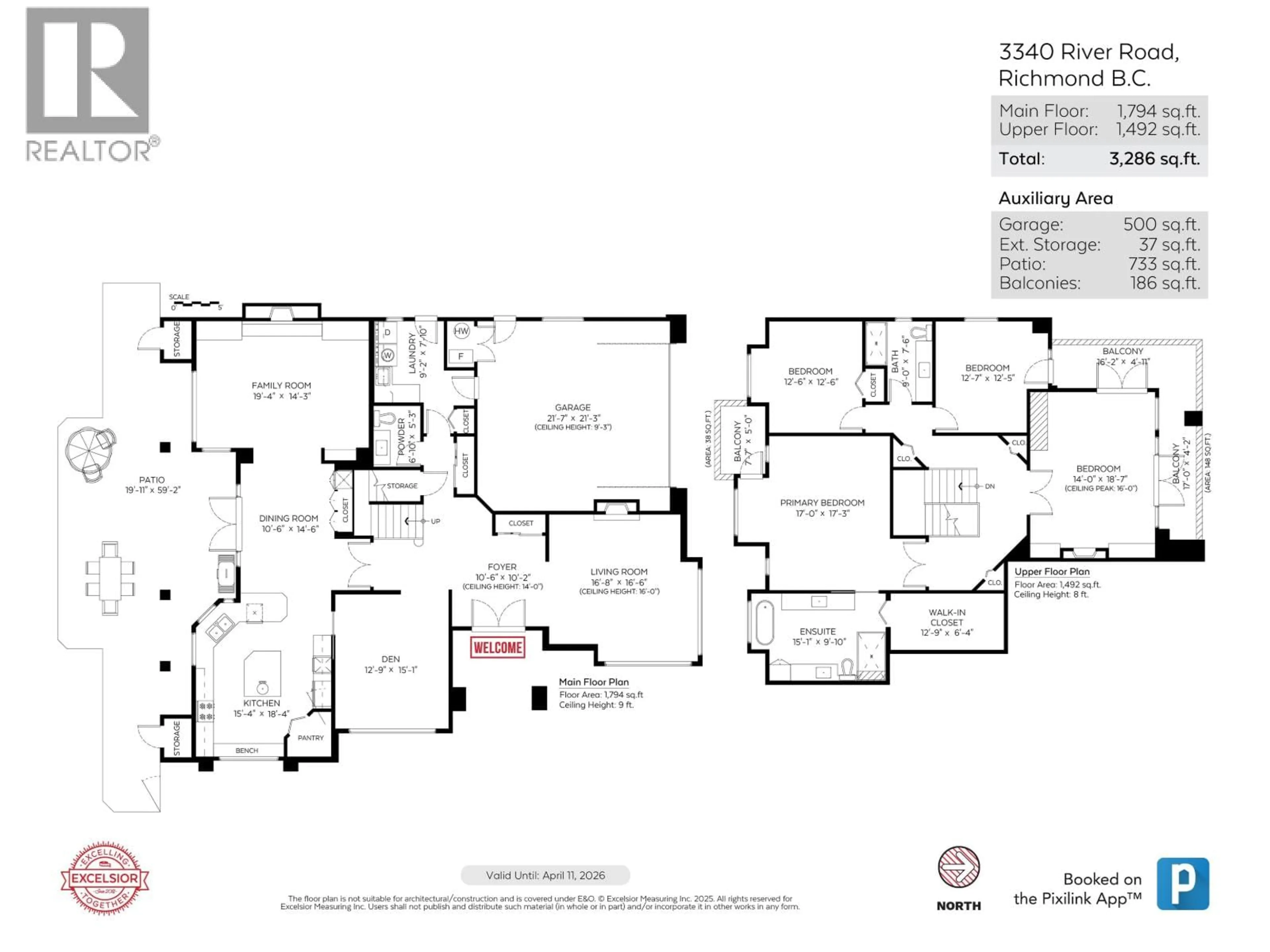 Floor plan for 3340 RIVER ROAD, Richmond British Columbia V7C5N2