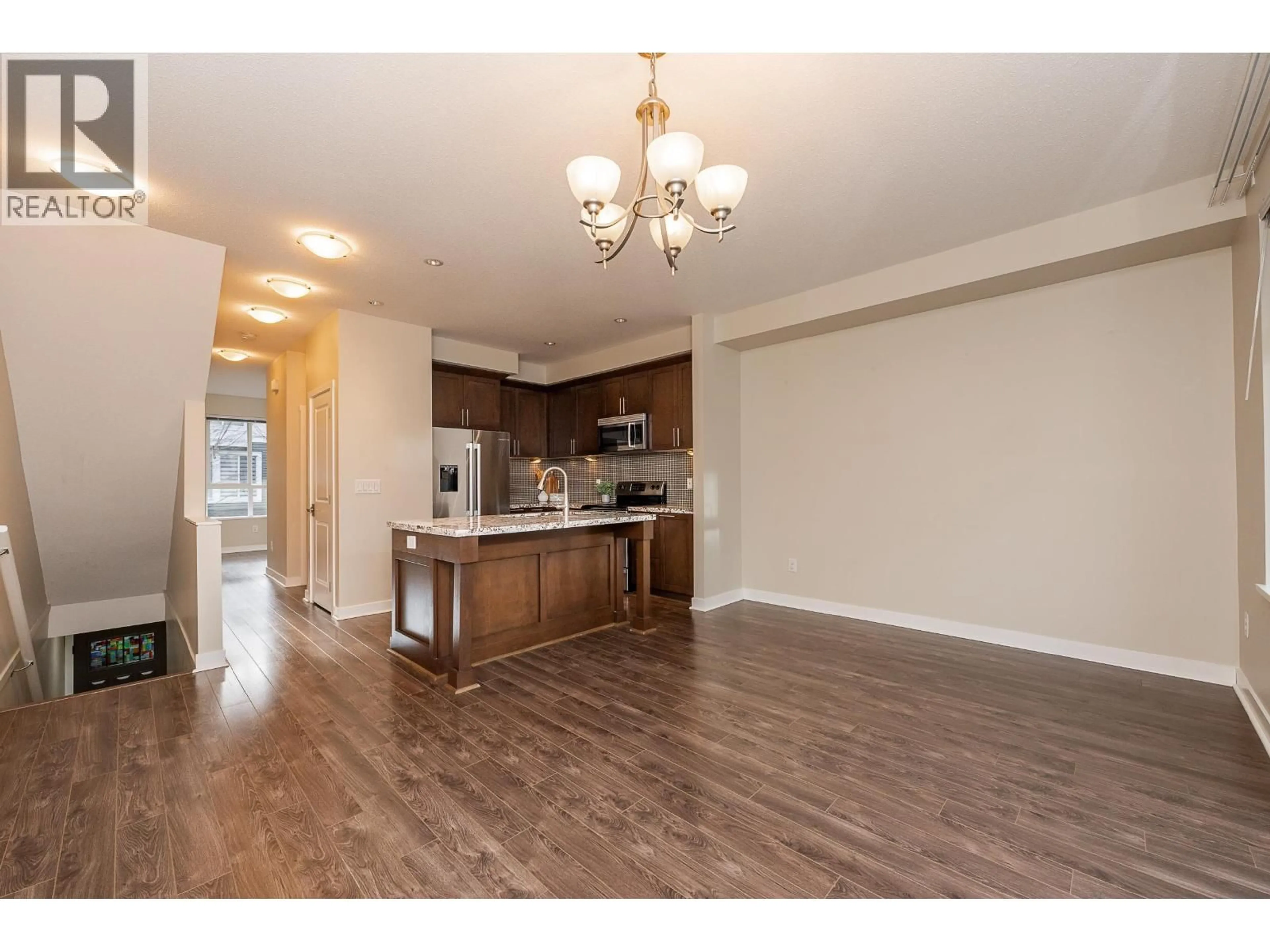 Open concept kitchen, wood/laminate floor for 120 - 1460 SOUTHVIEW STREET, Coquitlam British Columbia V3E0G6