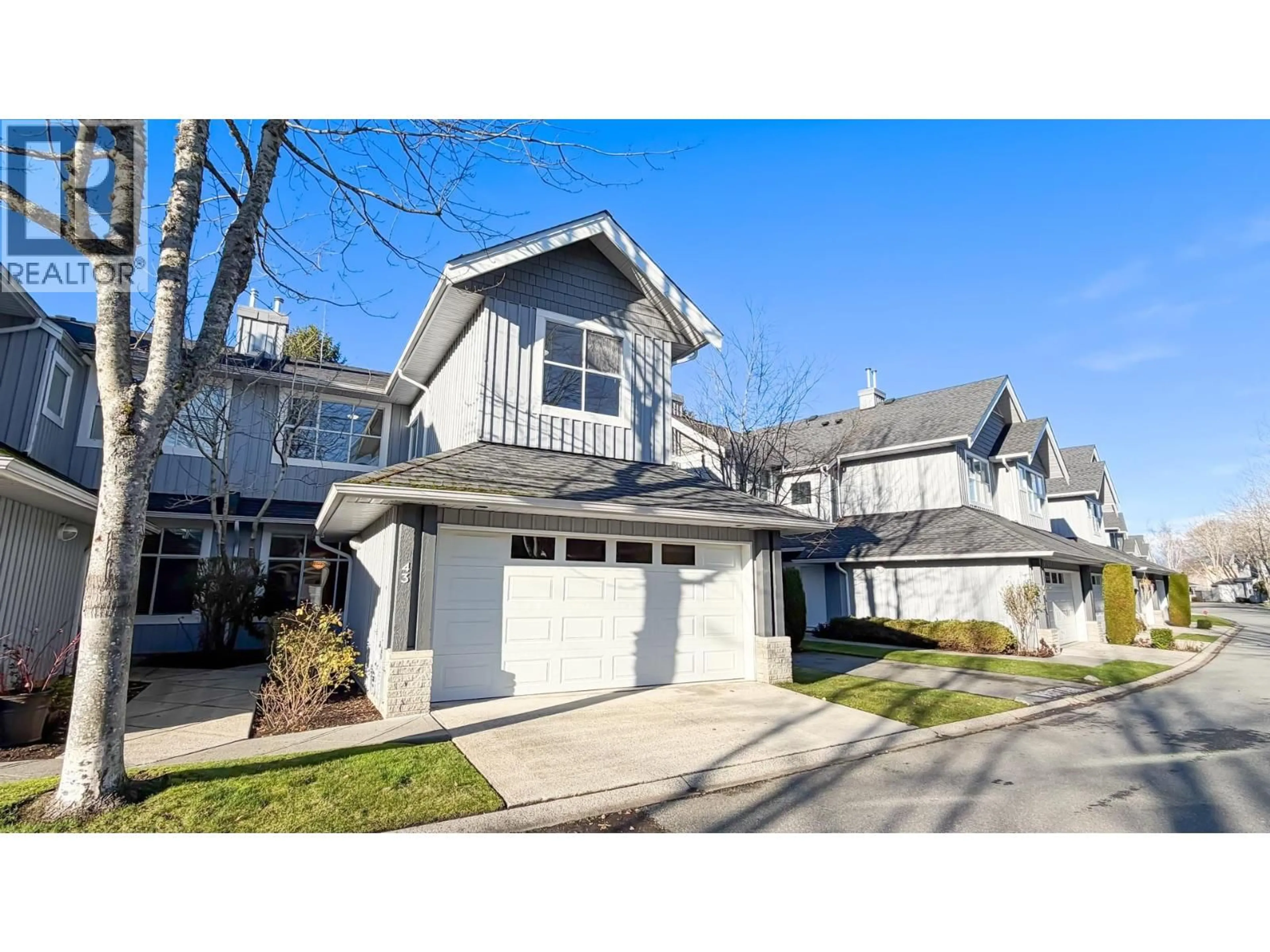 Home with vinyl exterior material, street for 43 - 3555 WESTMINSTER HIGHWAY, Richmond British Columbia V7C5P6