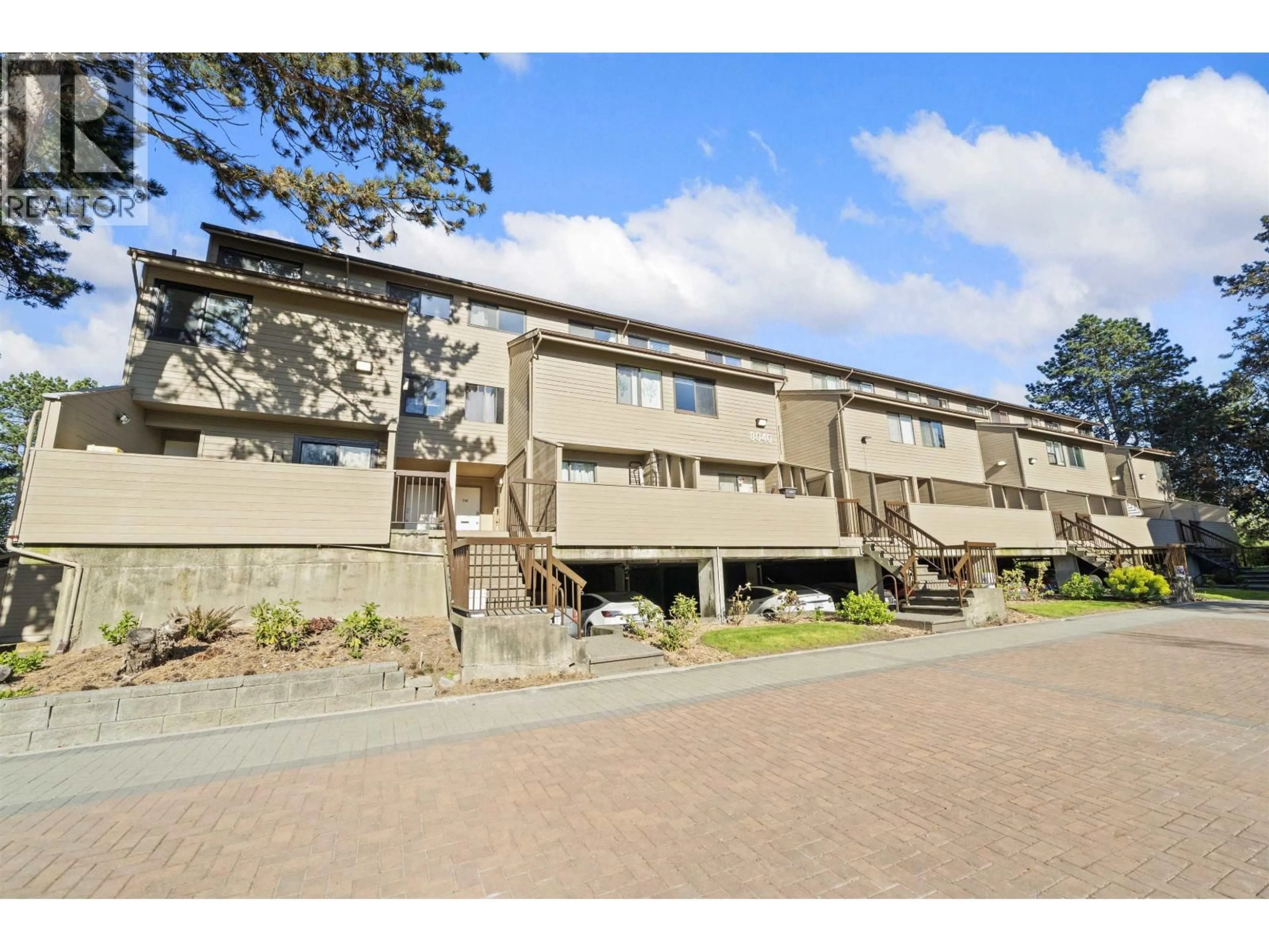 Patio, mountain view for 203 - 8040 COLONIAL DRIVE, Richmond British Columbia V7C4V1