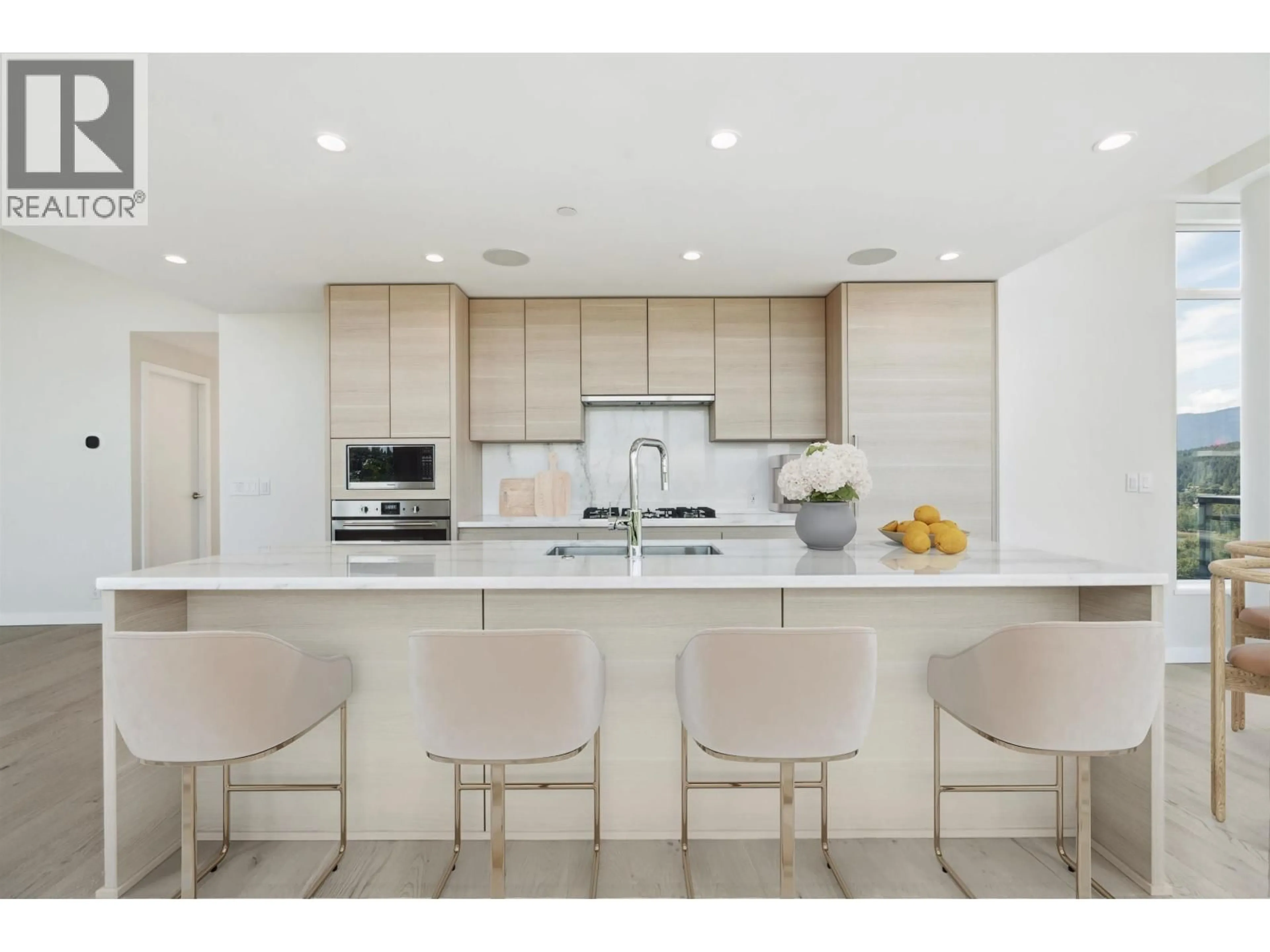 Open concept kitchen, ceramic/tile floor for 2601 - 308 MORRISSEY ROAD, Port Moody British Columbia V3H0M2