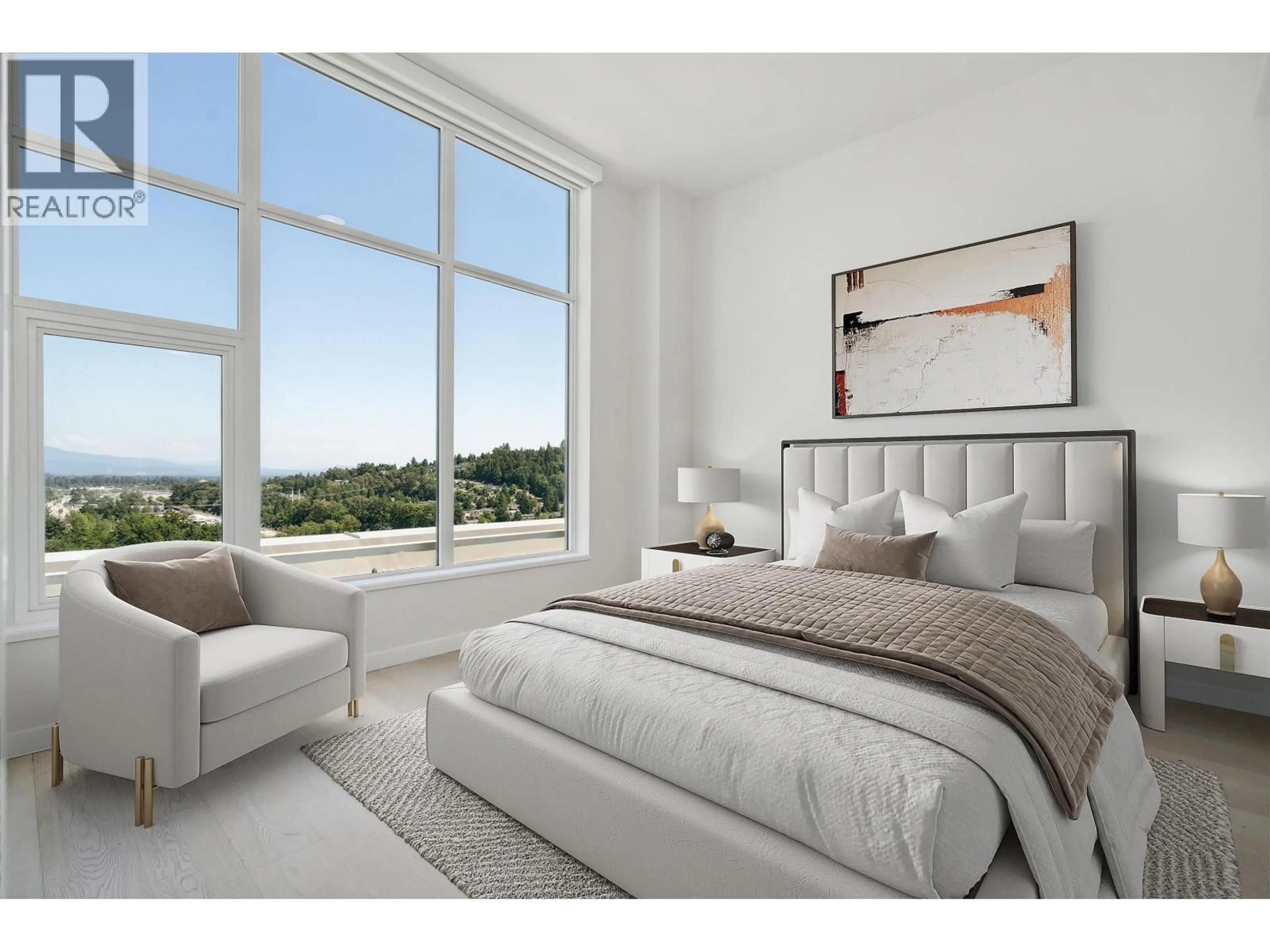 Bedroom with bed, unknown for 2601 - 308 MORRISSEY ROAD, Port Moody British Columbia V3H0M2