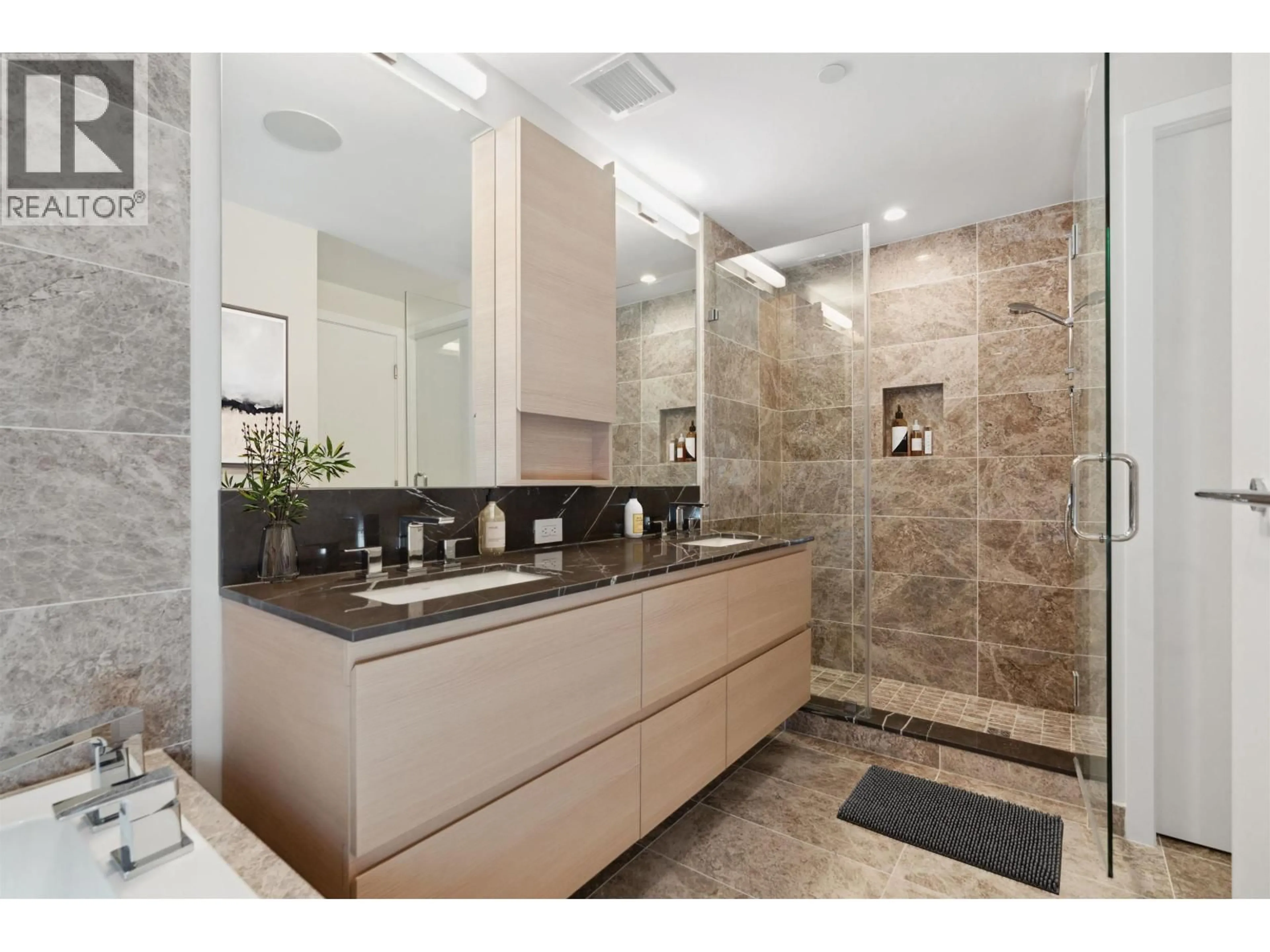 Contemporary bathroom, ceramic/tile floor for 2601 - 308 MORRISSEY ROAD, Port Moody British Columbia V3H0M2