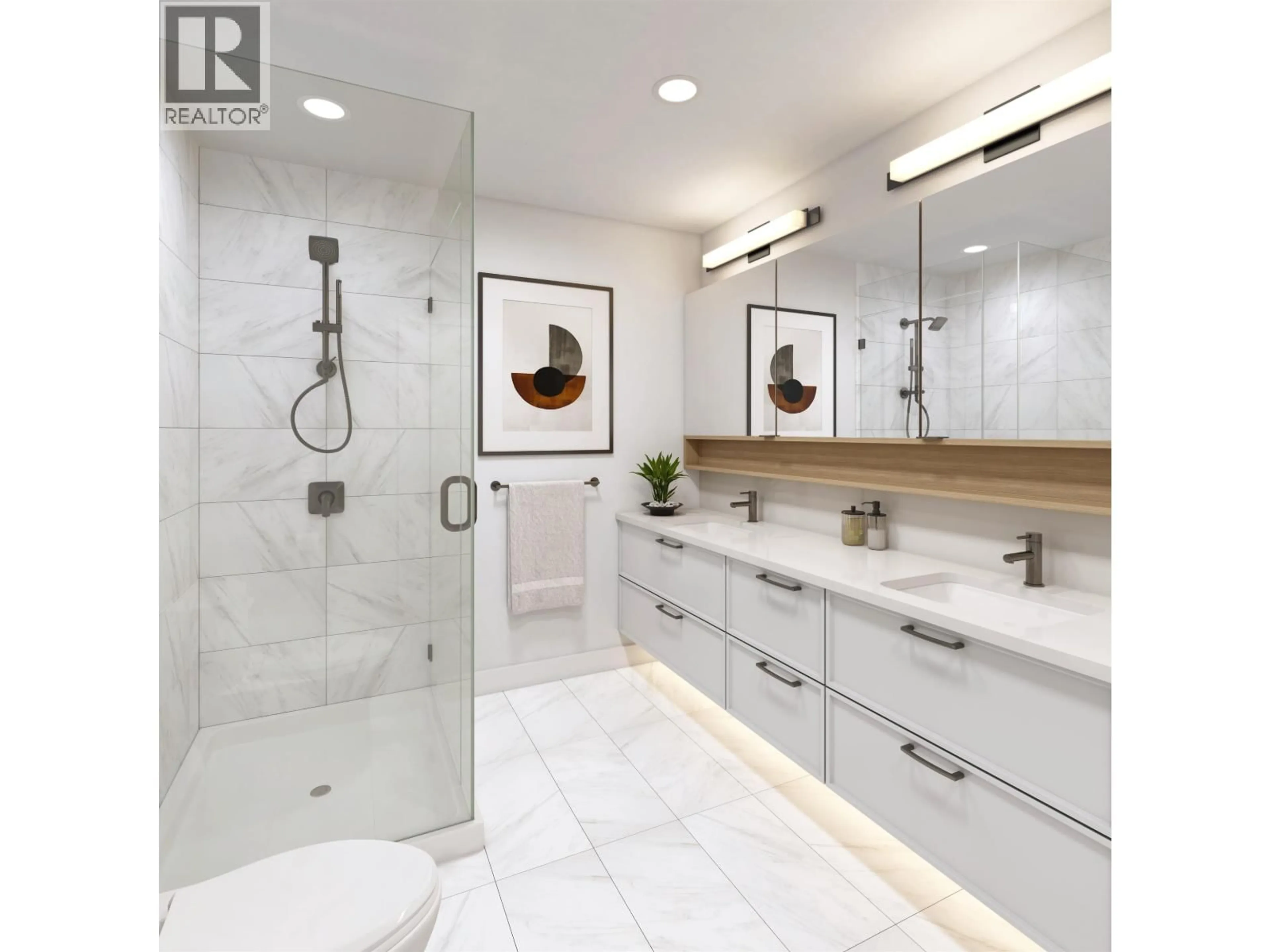 Contemporary bathroom, ceramic/tile floor for 11 - 50 SEAVIEW DRIVE, Port Moody British Columbia V3H0N2