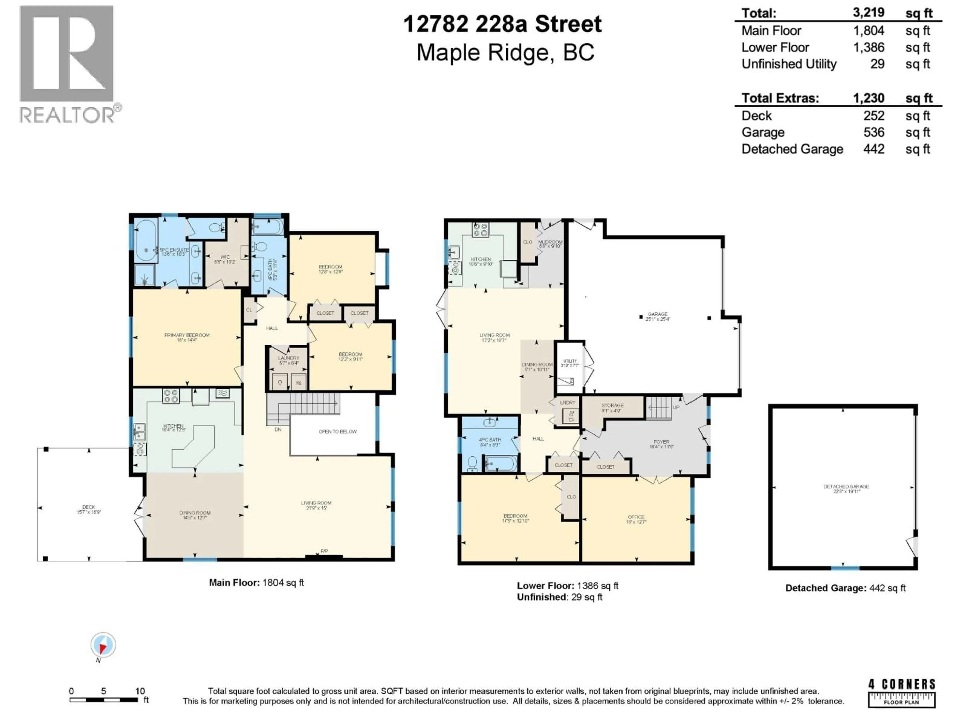 Floor plan for 12782 228A STREET, Maple Ridge British Columbia V2X2K7