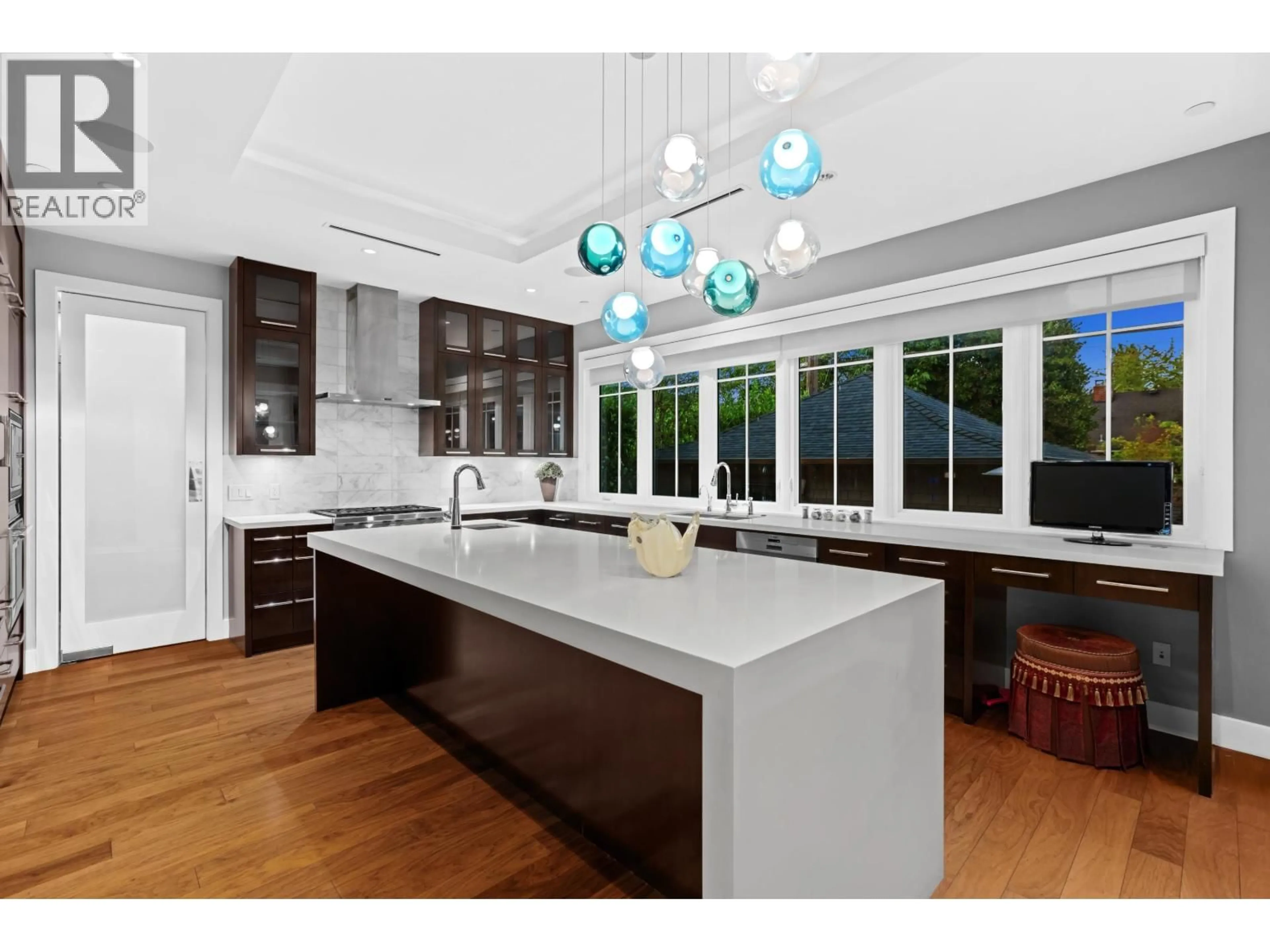 Open concept kitchen, ceramic/tile floor for 5390 ELM STREET, Vancouver British Columbia V6N1A1