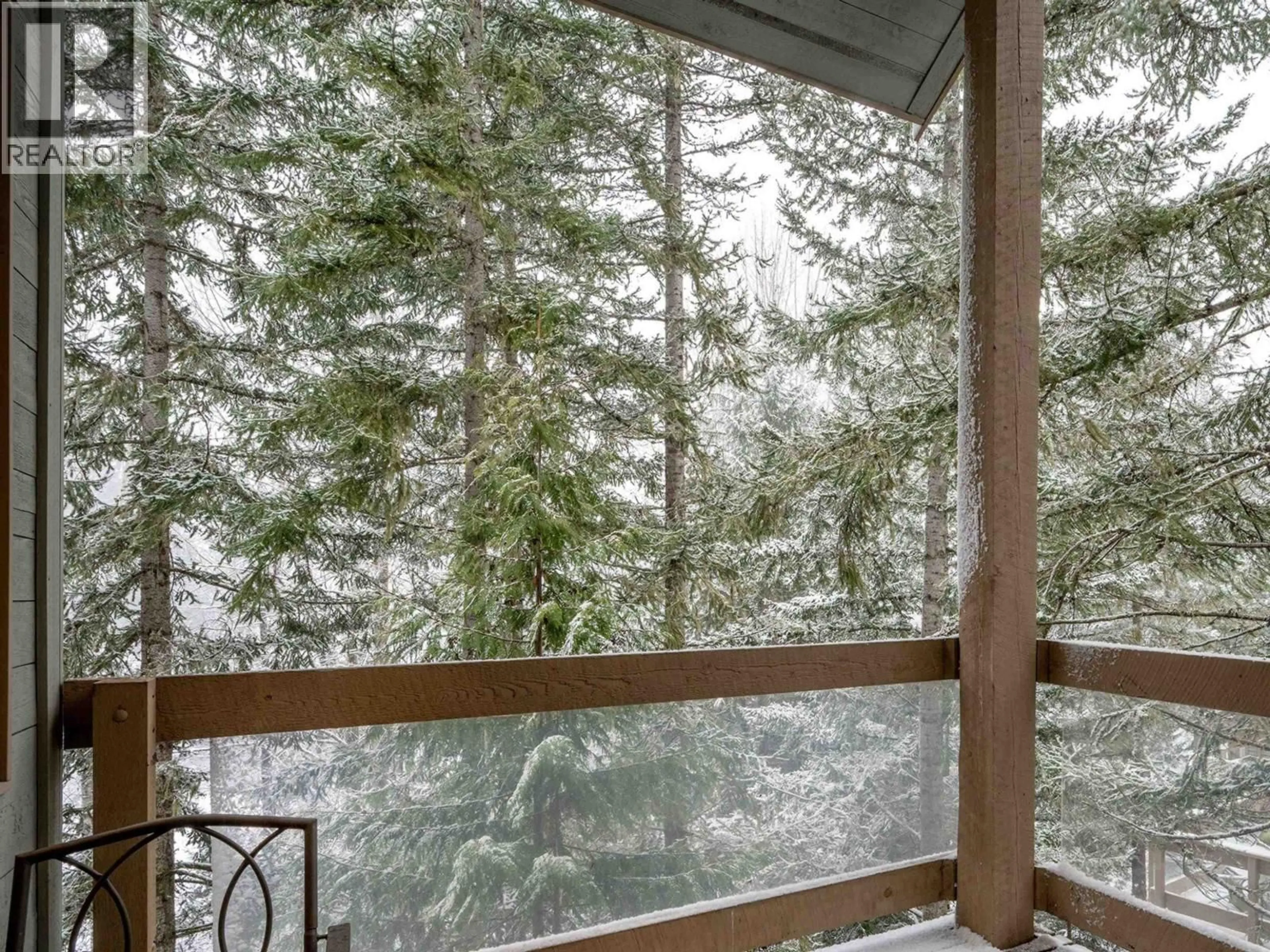 Balcony in the apartment, forest/trees view for 13 - 6127 EAGLE RIDGE CRESCENT, Whistler British Columbia V0N1B6