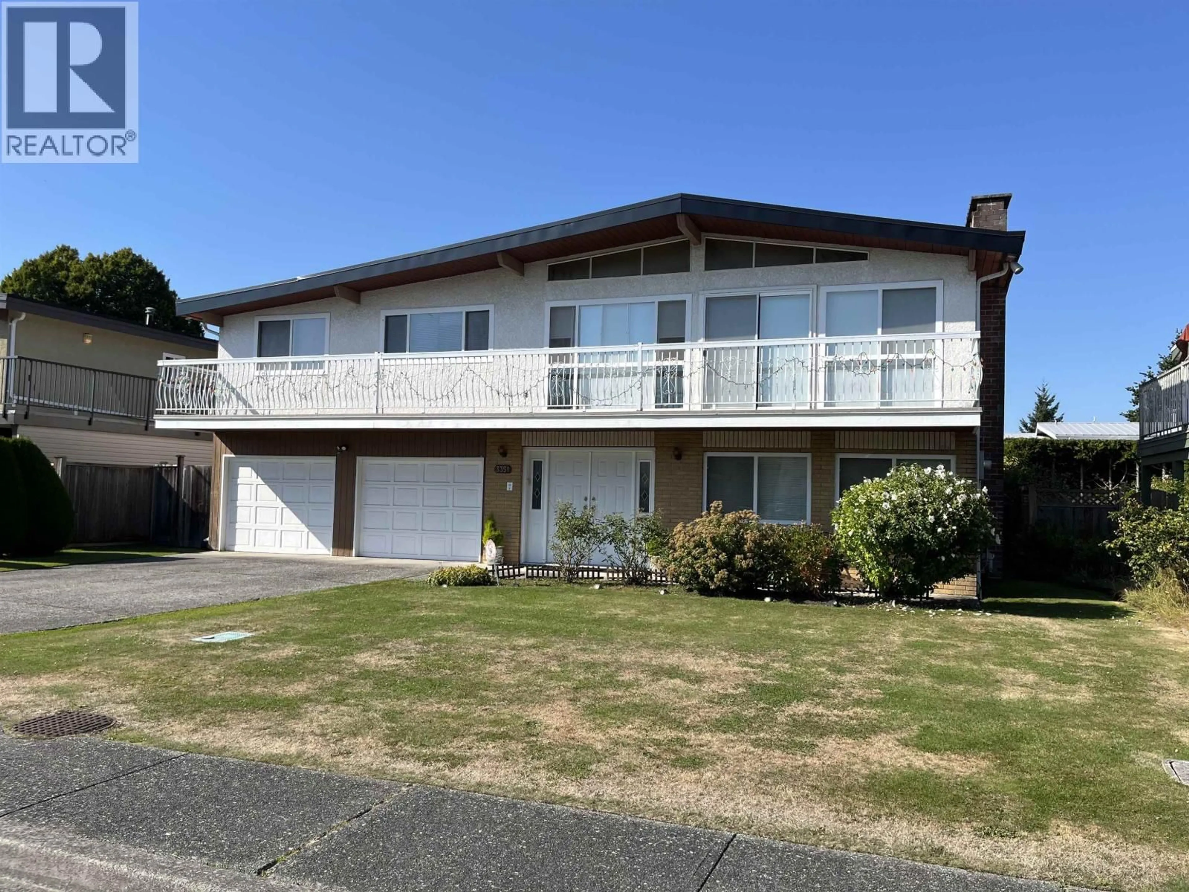 A pic from outside/outdoor area/front of a property/back of a property/a pic from drone, street for 3351 BENTINCK PLACE, Richmond British Columbia V7C4H3