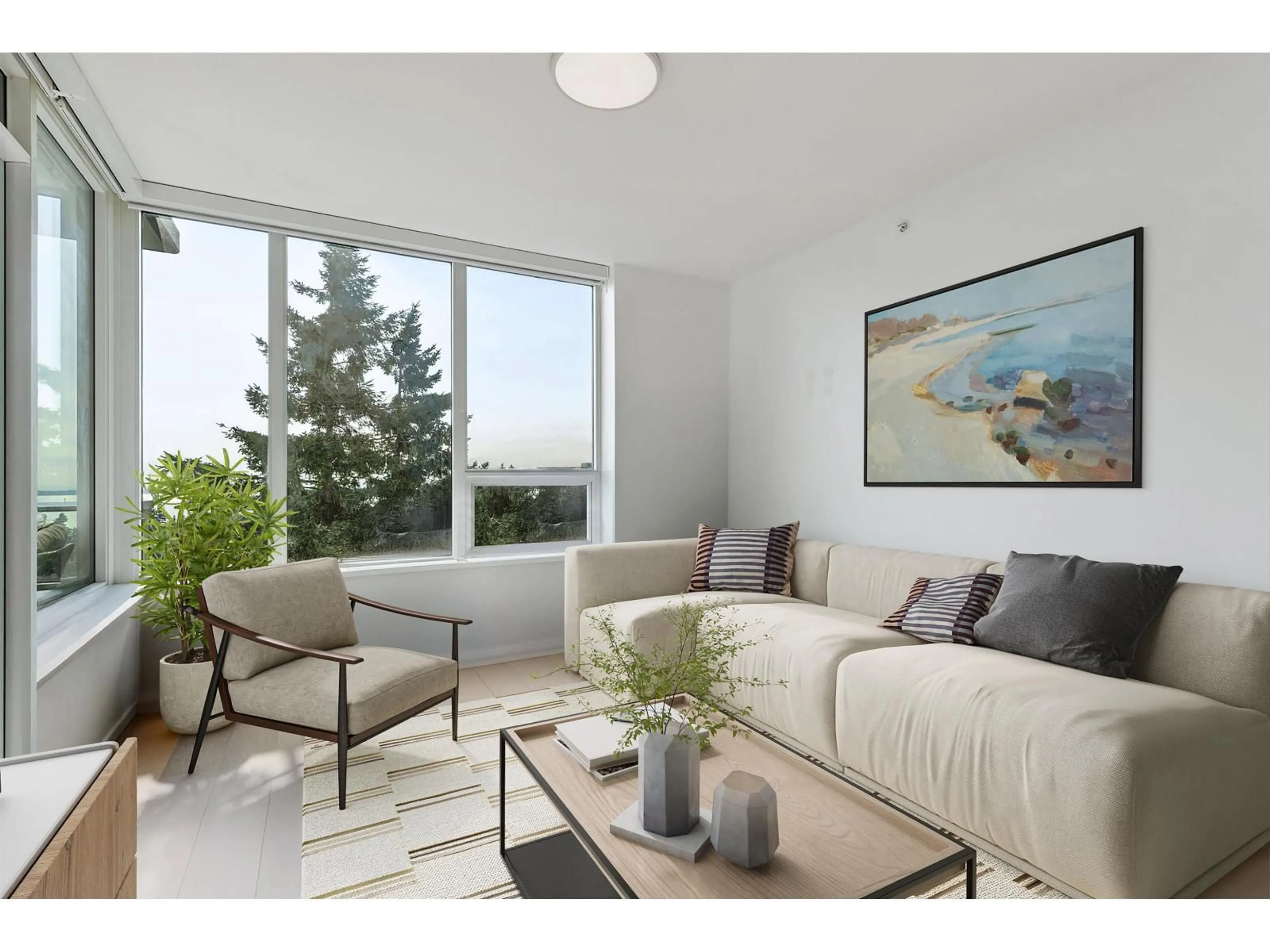 Living room with furniture, unknown for 901 - 15165 THRIFT AVENUE, White Rock British Columbia V4B0C1