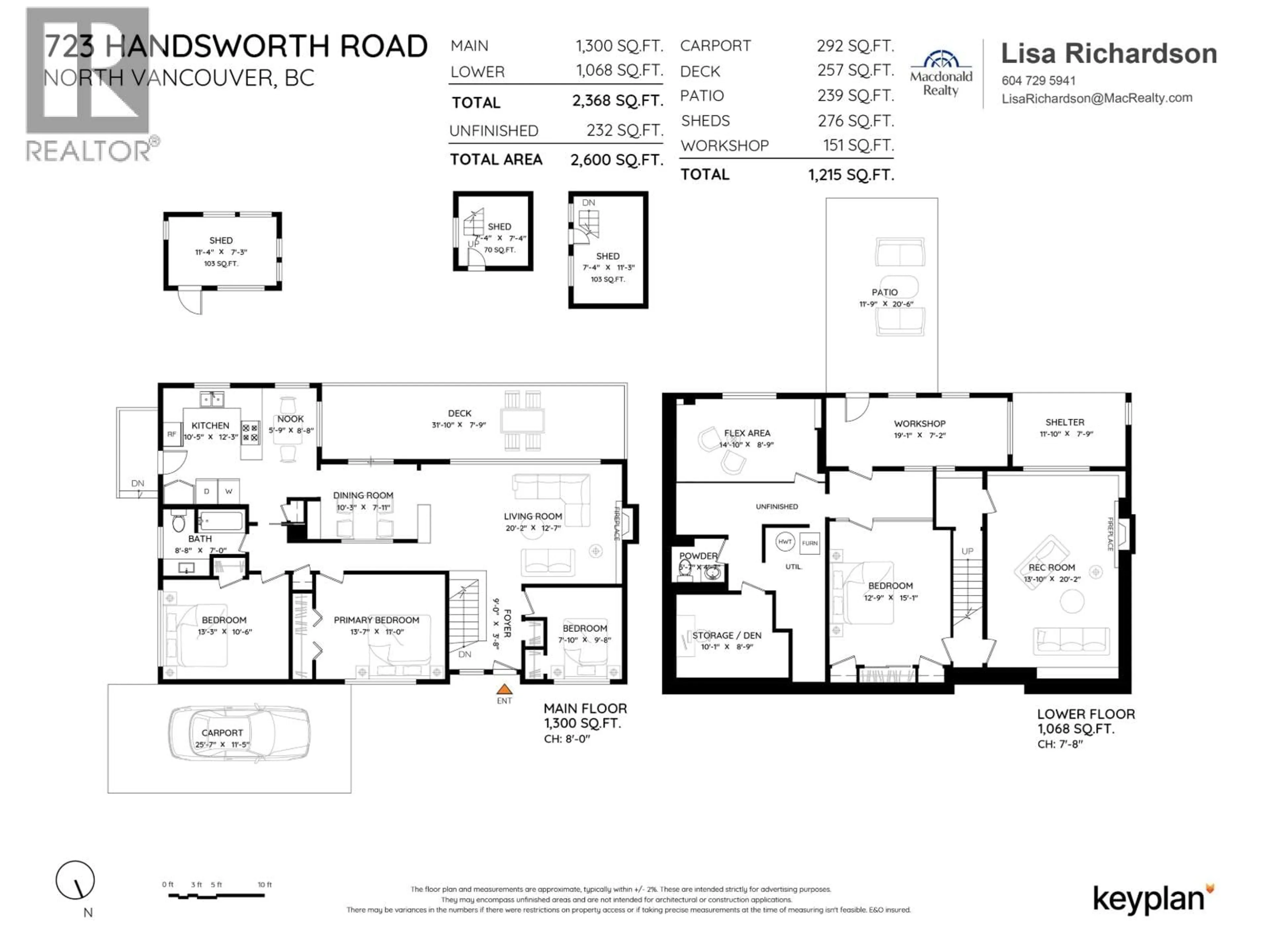 Floor plan for 723 HANDSWORTH ROAD, North Vancouver British Columbia V7R1Z9