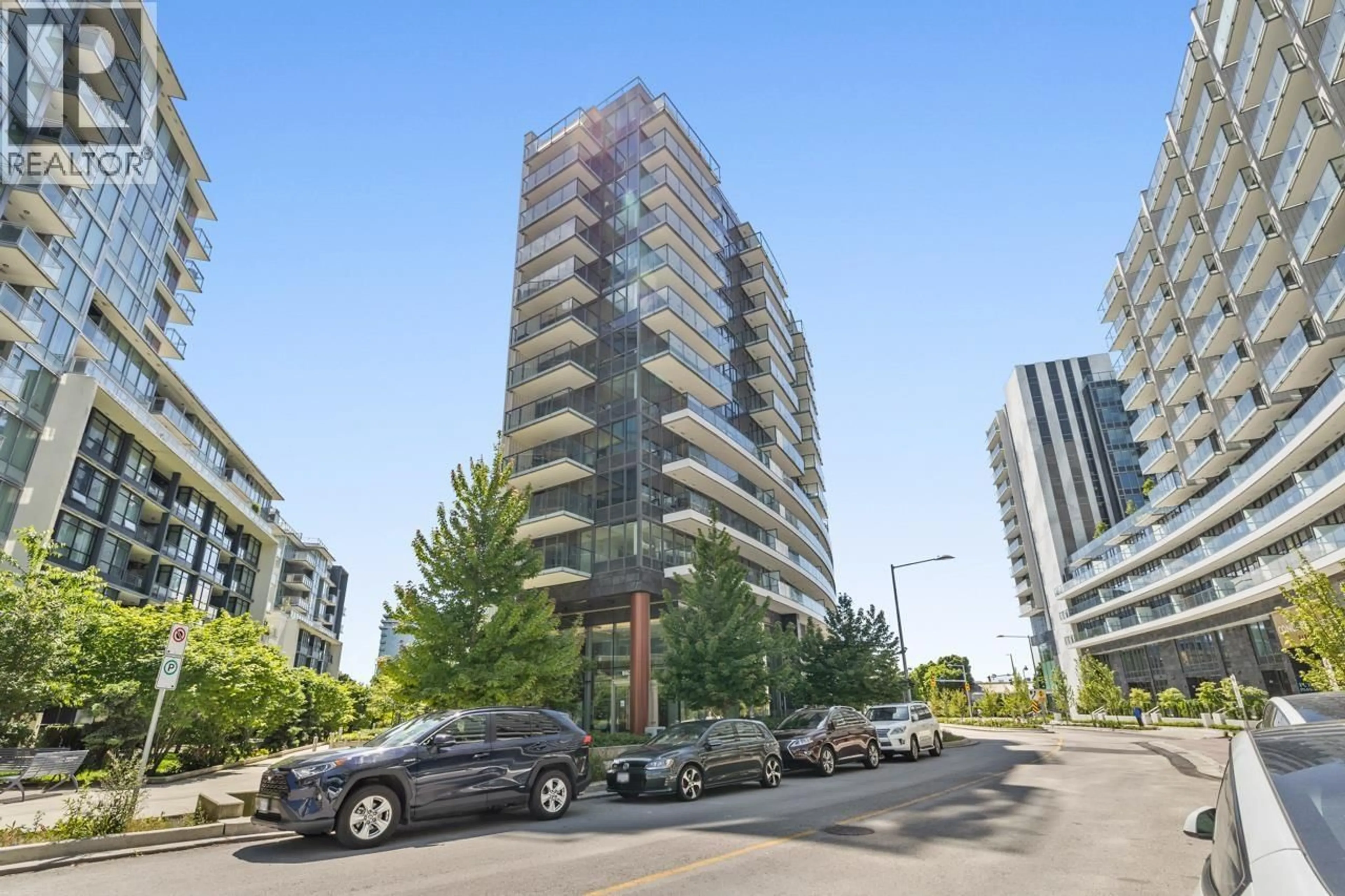 A pic from outside/outdoor area/front of a property/back of a property/a pic from drone, building for 1281 - 8608 HAZELBRIDGE WAY, Richmond British Columbia V6X0W2