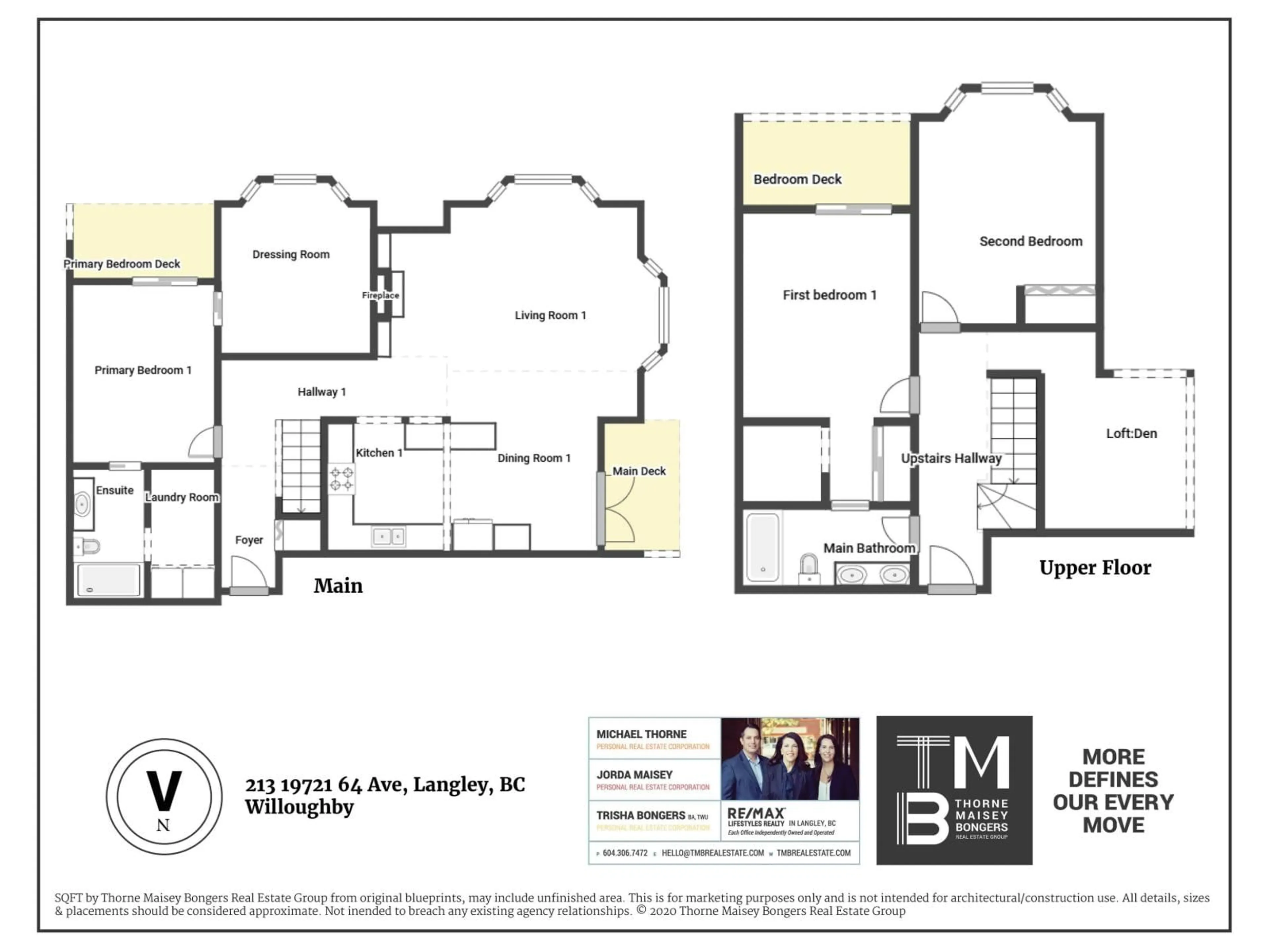 Floor plan for 213 - 19721 64 AVENUE, Langley British Columbia V2Y1L1