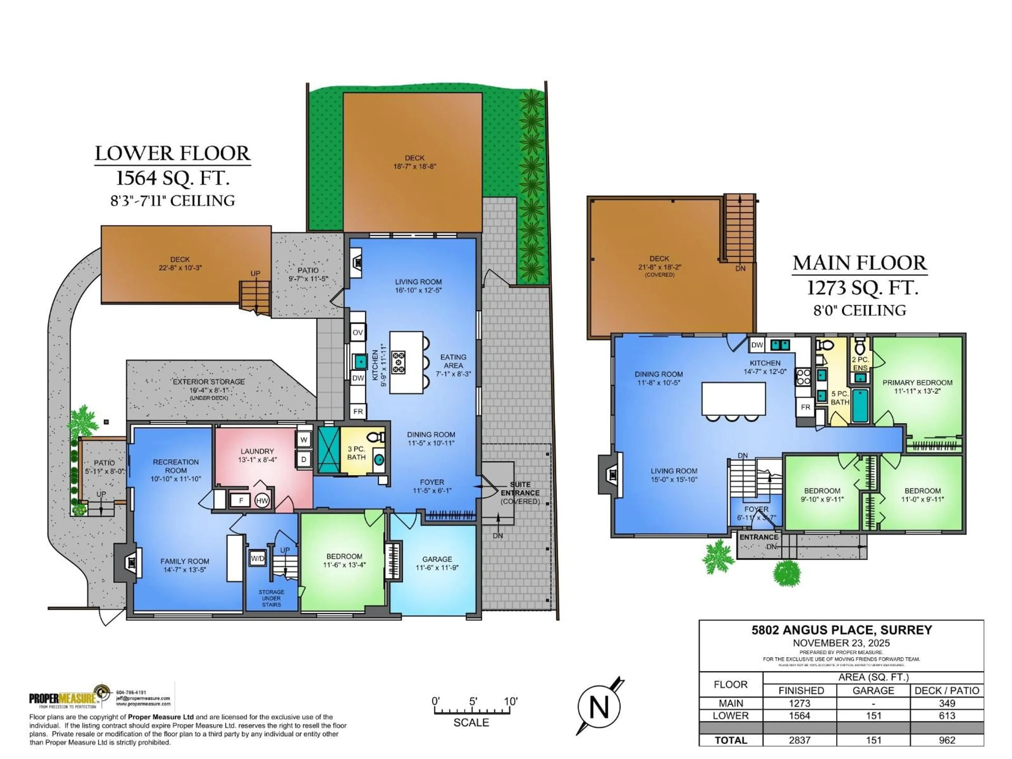 Floor plan for 5802 ANGUS PLACE, Surrey British Columbia V3S4W5