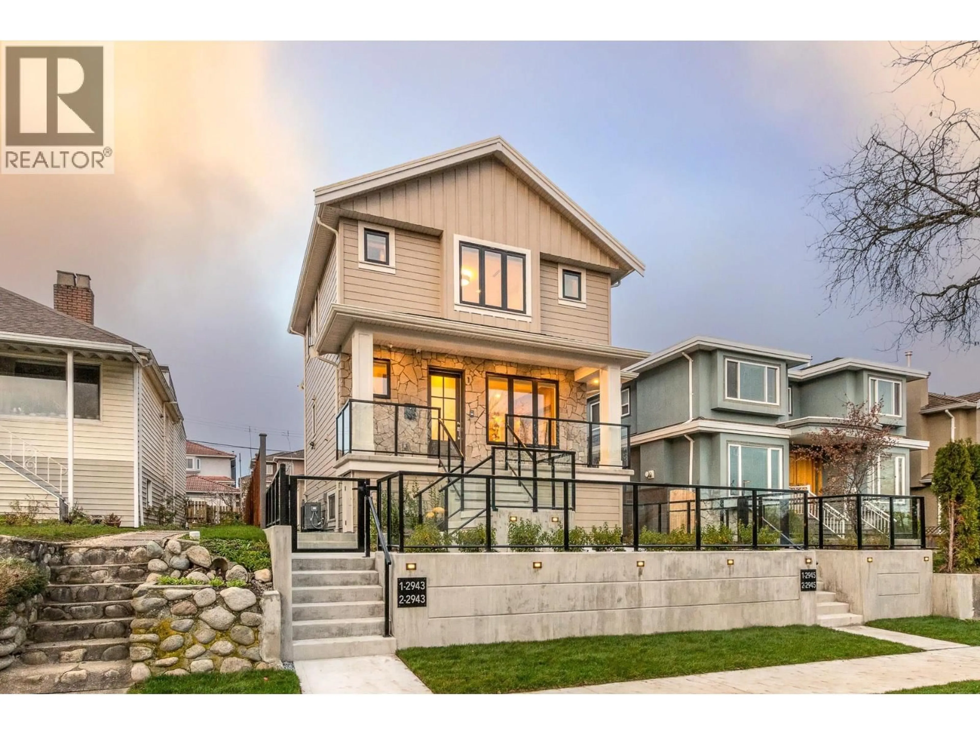 Home with brick exterior material, street for 1 - 2943 44TH AVENUE, Vancouver British Columbia V5R3A9