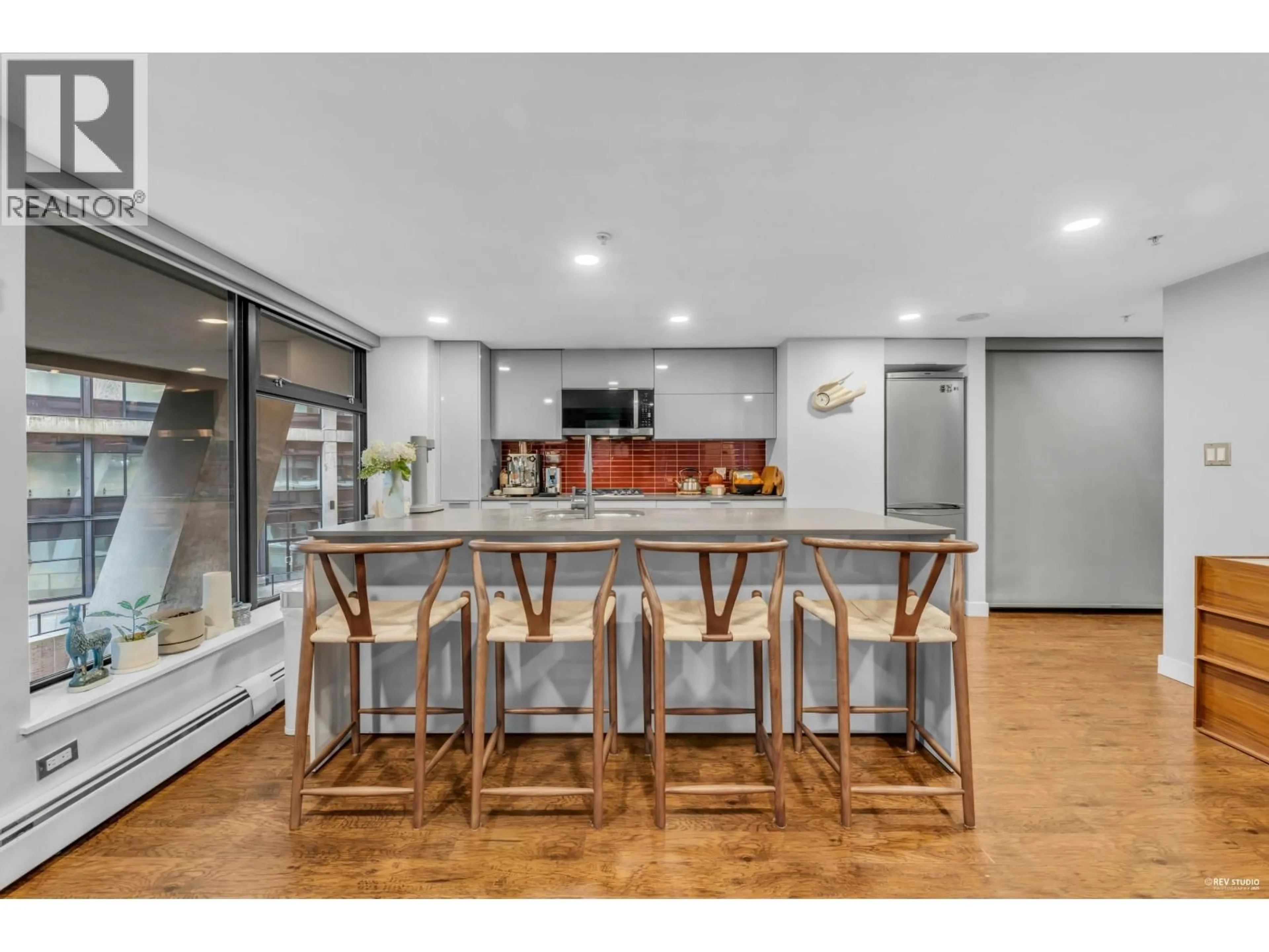 Open concept kitchen, unknown for 605 - 128 CORDOVA STREET, Vancouver British Columbia V6B0E6
