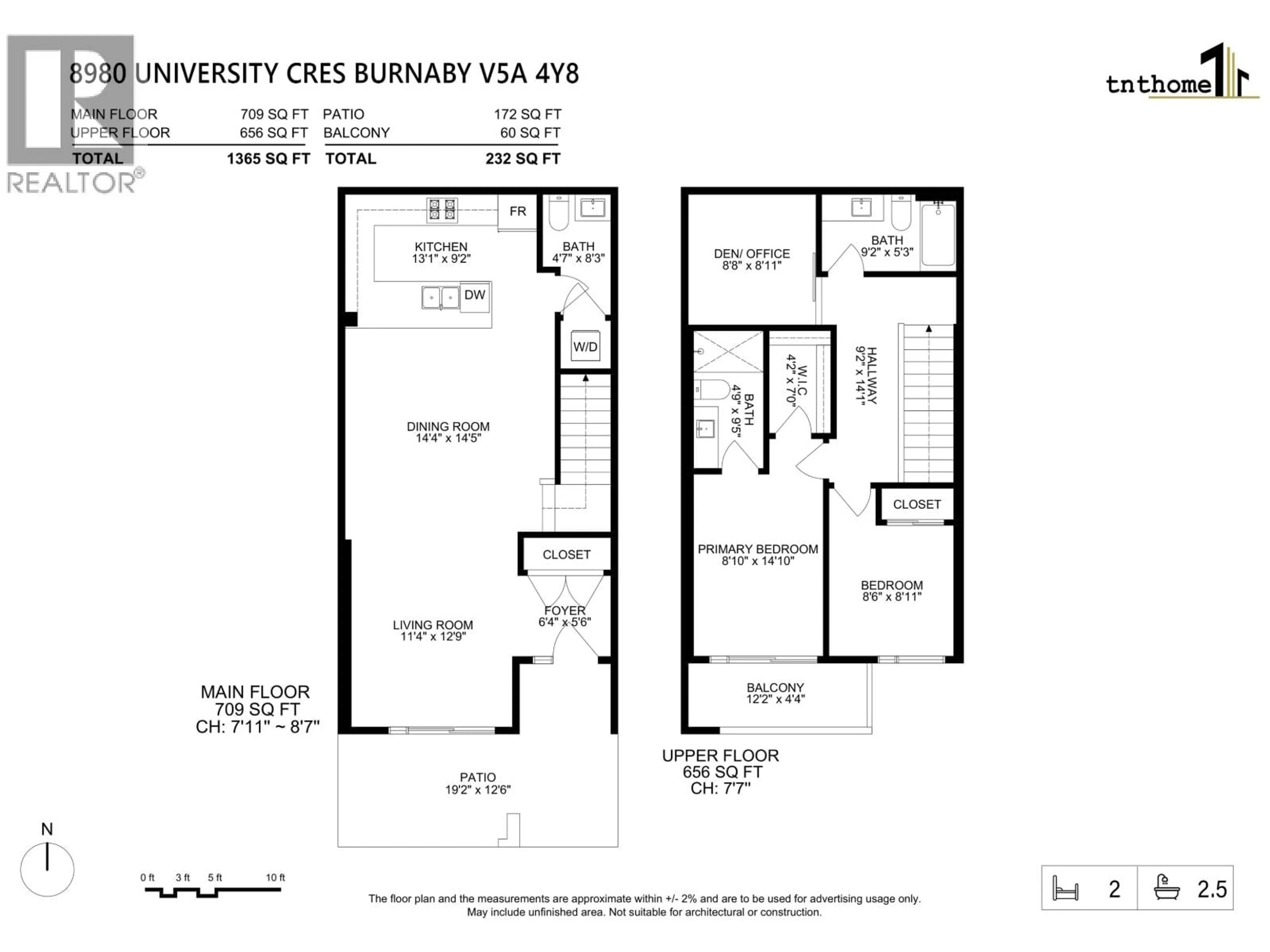 Floor plan for 8980 UNIVERSITY CRESCENT, Burnaby British Columbia V5A4Y8