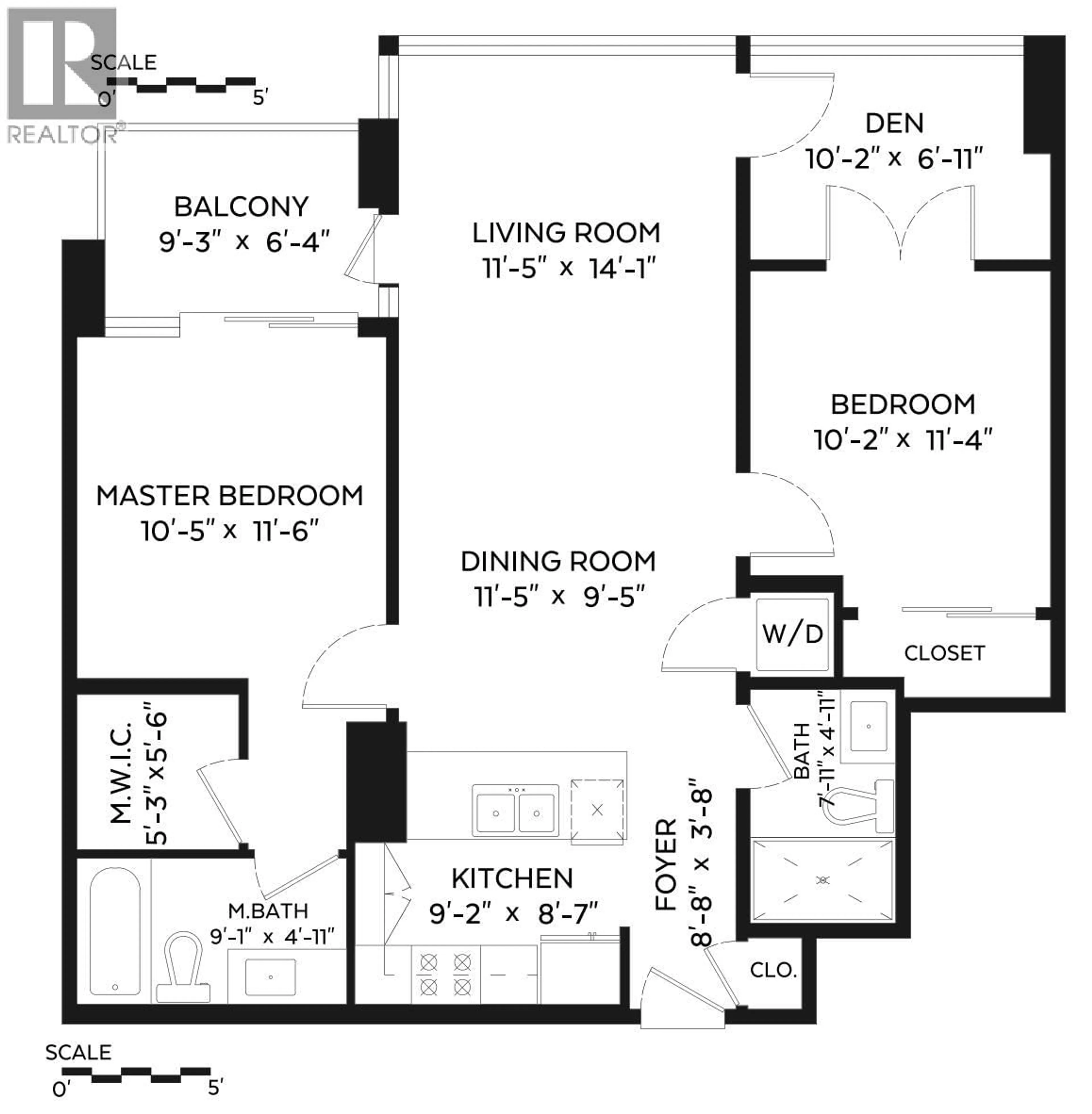 Floor plan for 2202 - 301 CAPILANO ROAD, Port Moody British Columbia V3H0G6