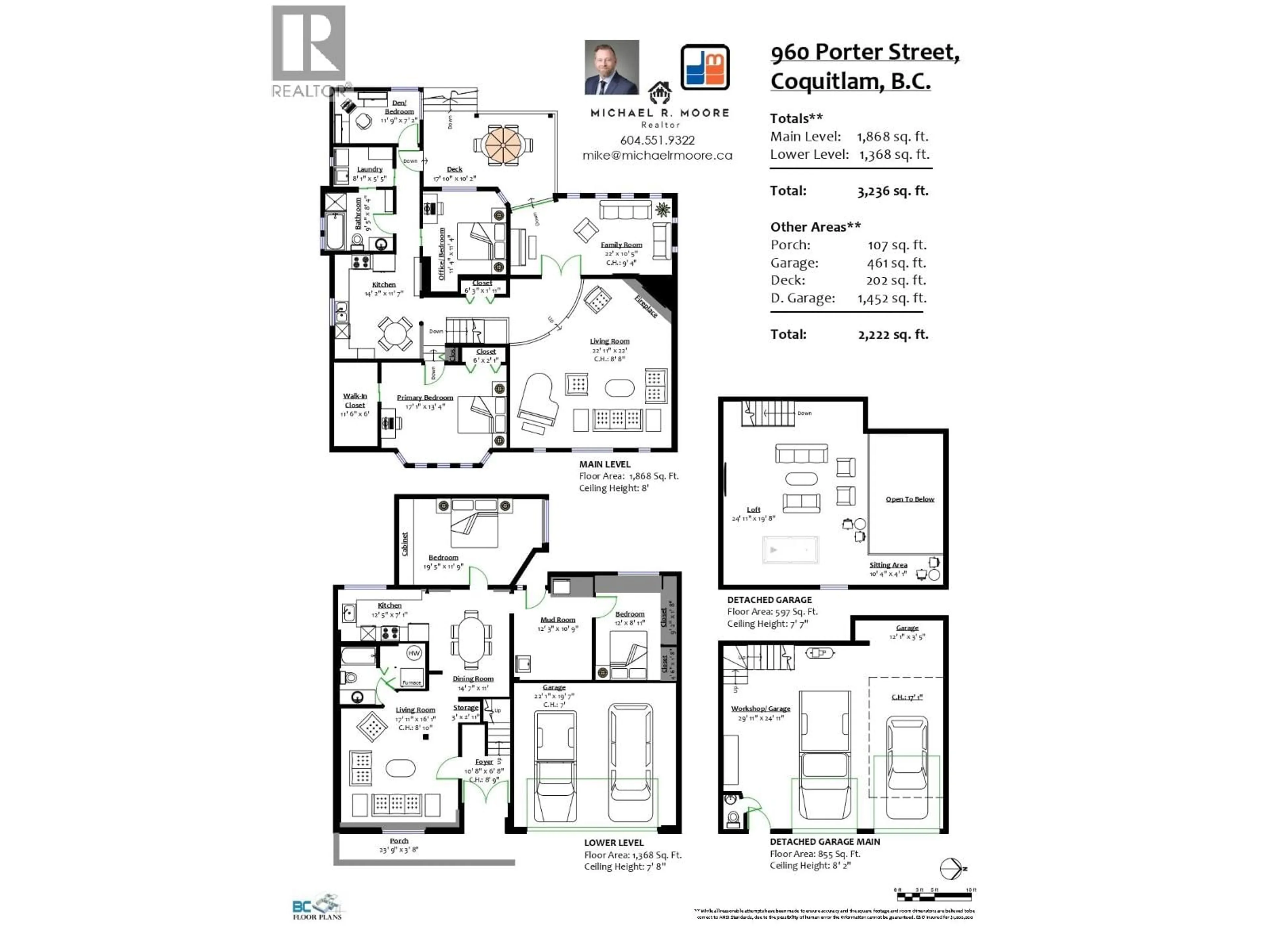 Floor plan for 960 PORTER STREET, Coquitlam British Columbia V3J5C2