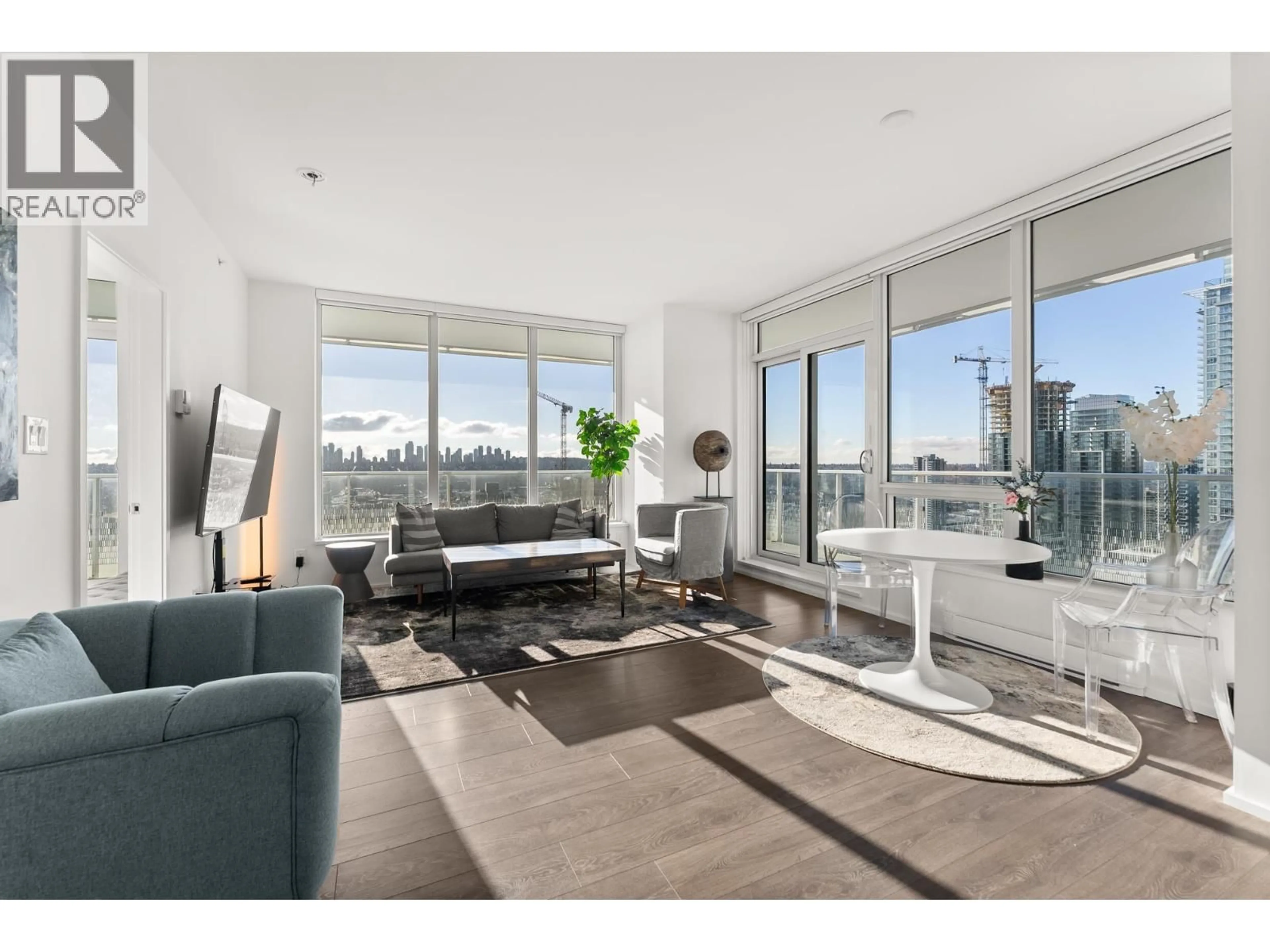 Living room with furniture, unknown for 2605 - 4650 BRENTWOOD BOULEVARD, Burnaby British Columbia V5C0M3