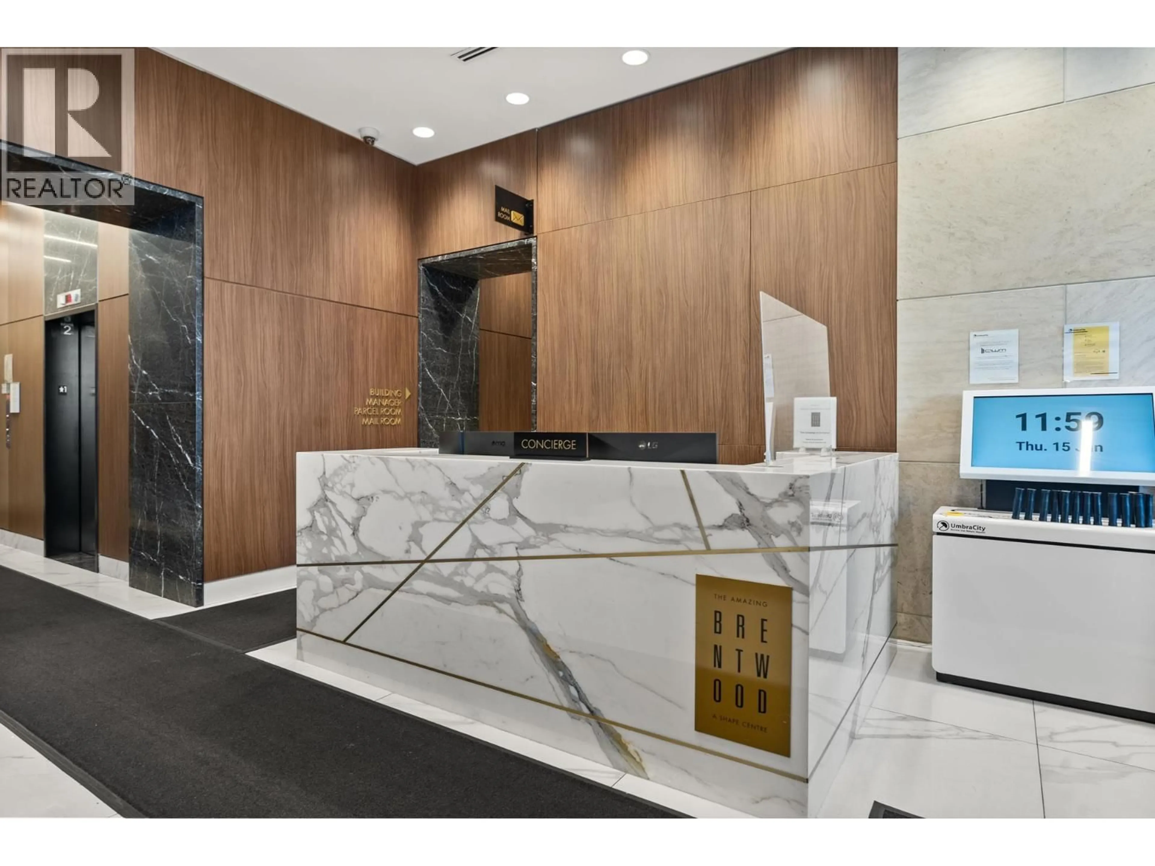 Lobby for 2605 - 4650 BRENTWOOD BOULEVARD, Burnaby British Columbia V5C0M3