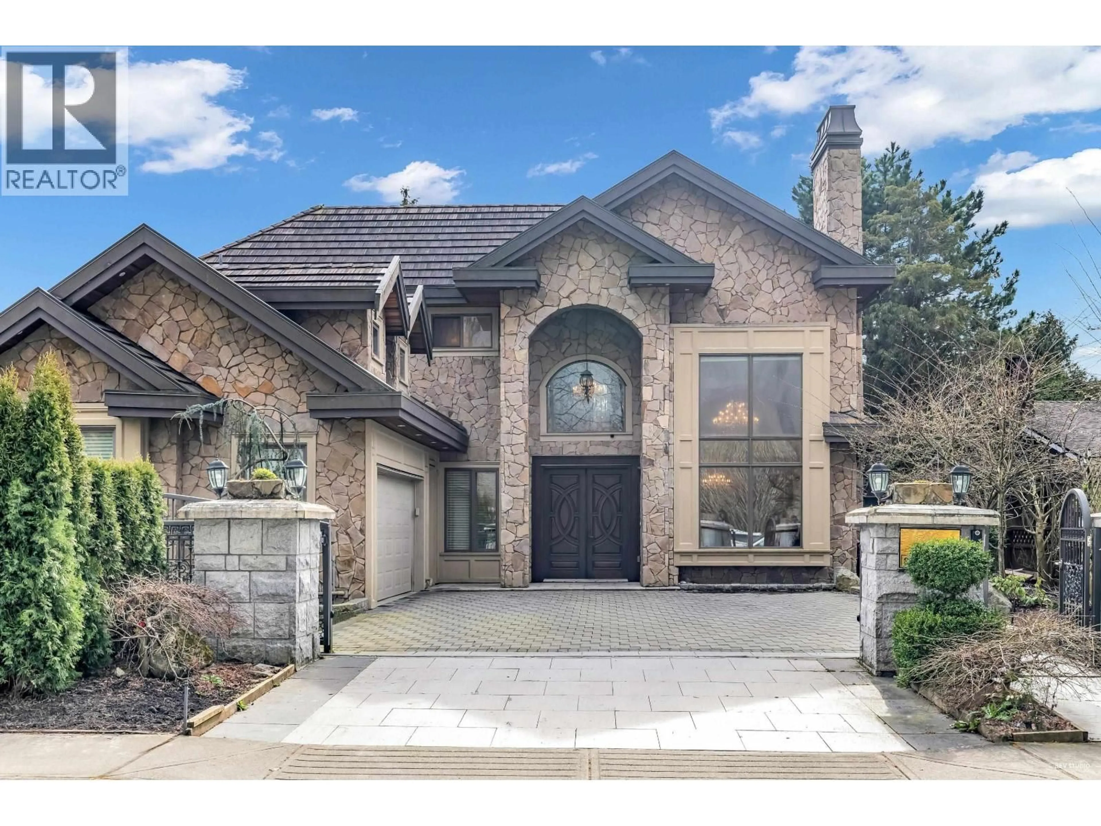 Home with brick exterior material, street for 8560 RYAN ROAD, Richmond British Columbia V7A2E6