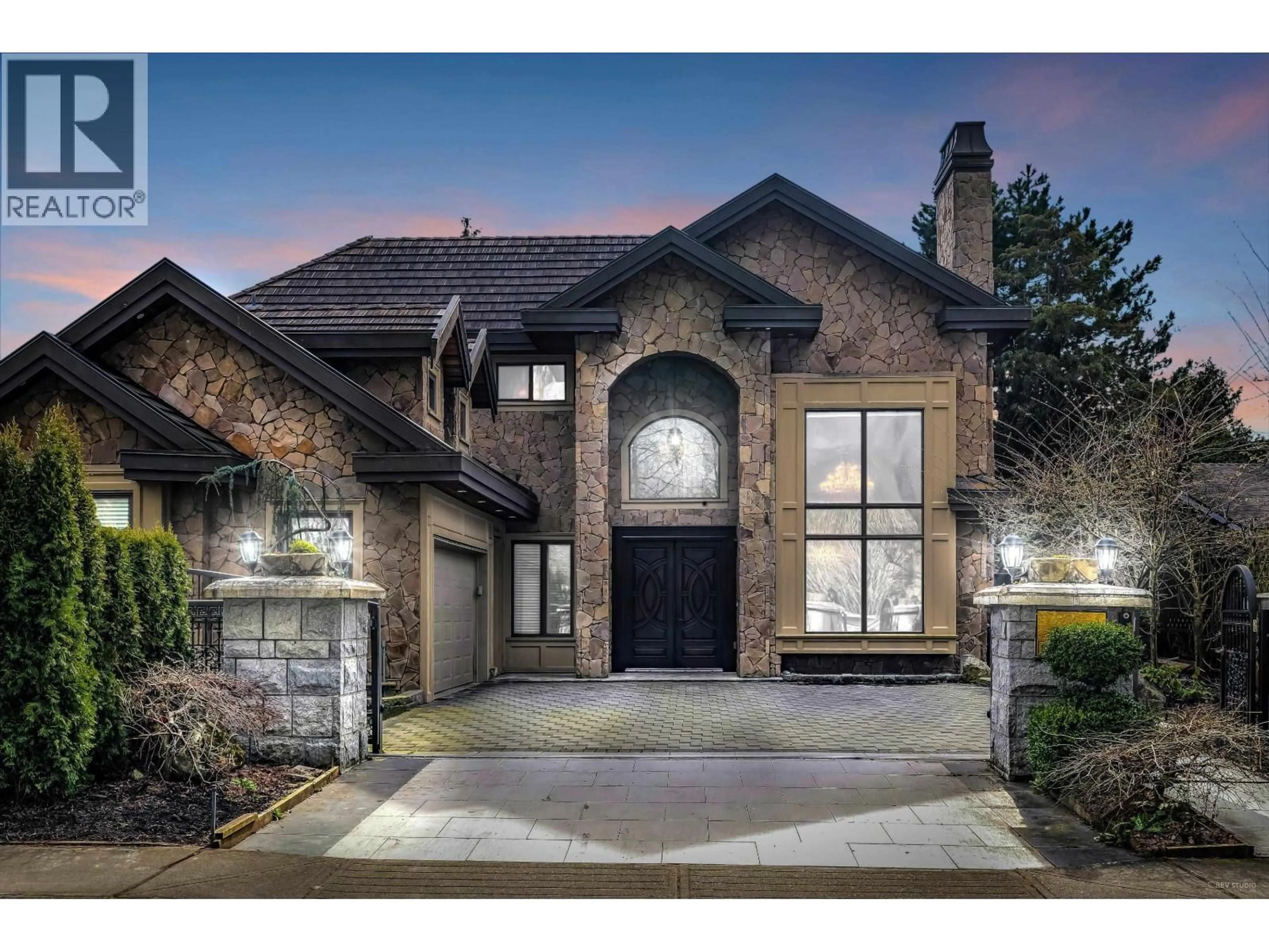 Home with brick exterior material, street for 8560 RYAN ROAD, Richmond British Columbia V7A2E6