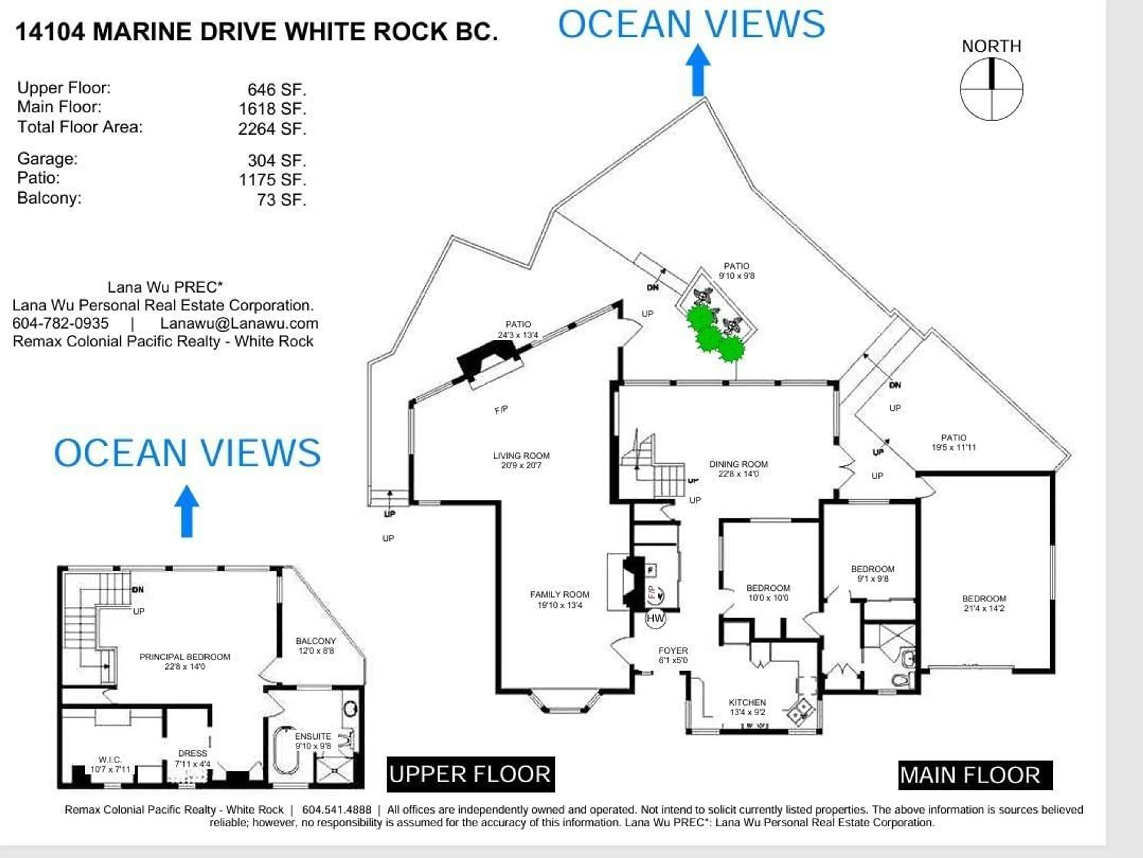 Floor plan for 14104 MARINE DRIVE, White Rock British Columbia V4B1A7