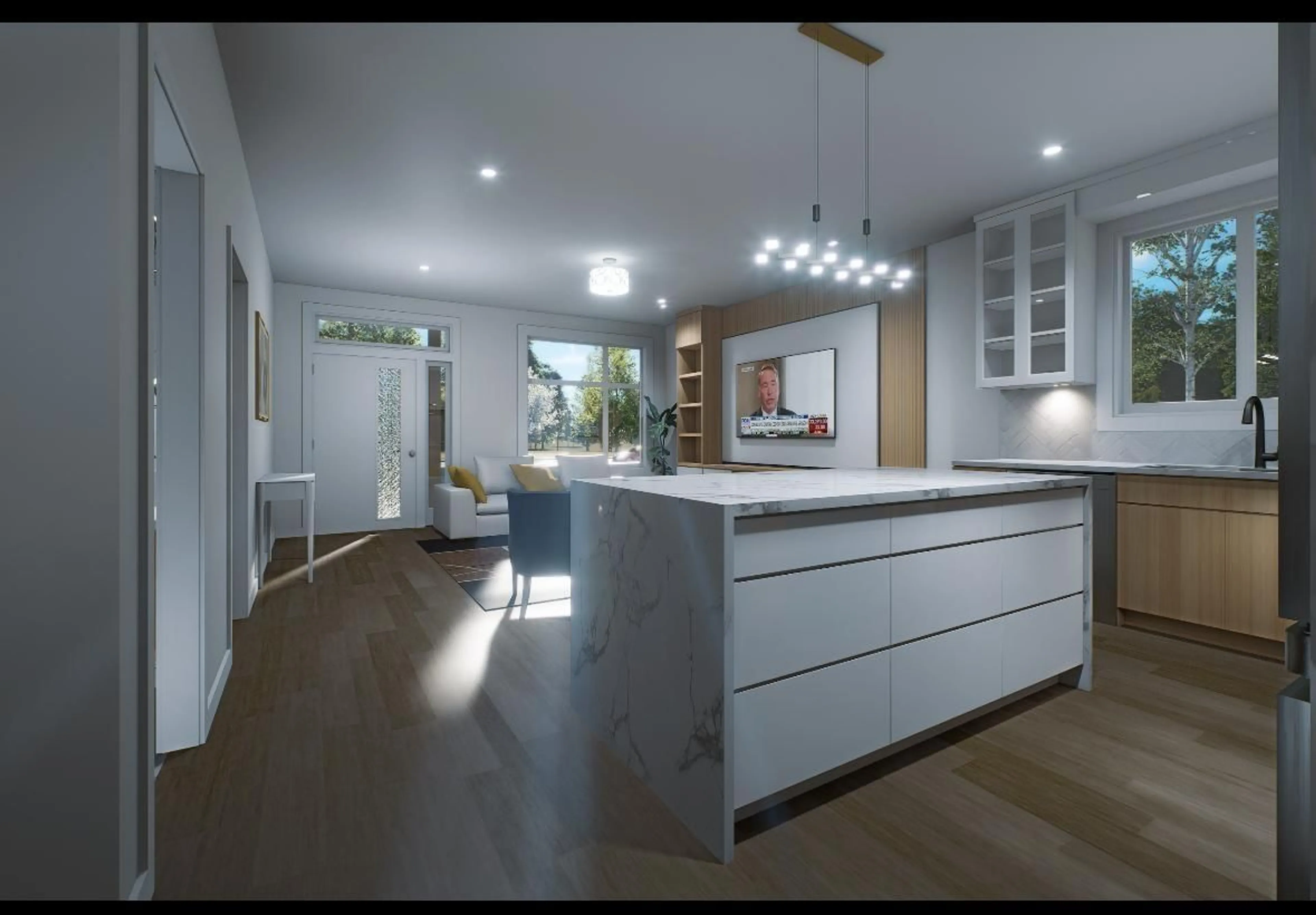 Open concept kitchen, unknown for 103 - 8883 KING GEORGE BOULEVARD, Surrey British Columbia V3V6K9