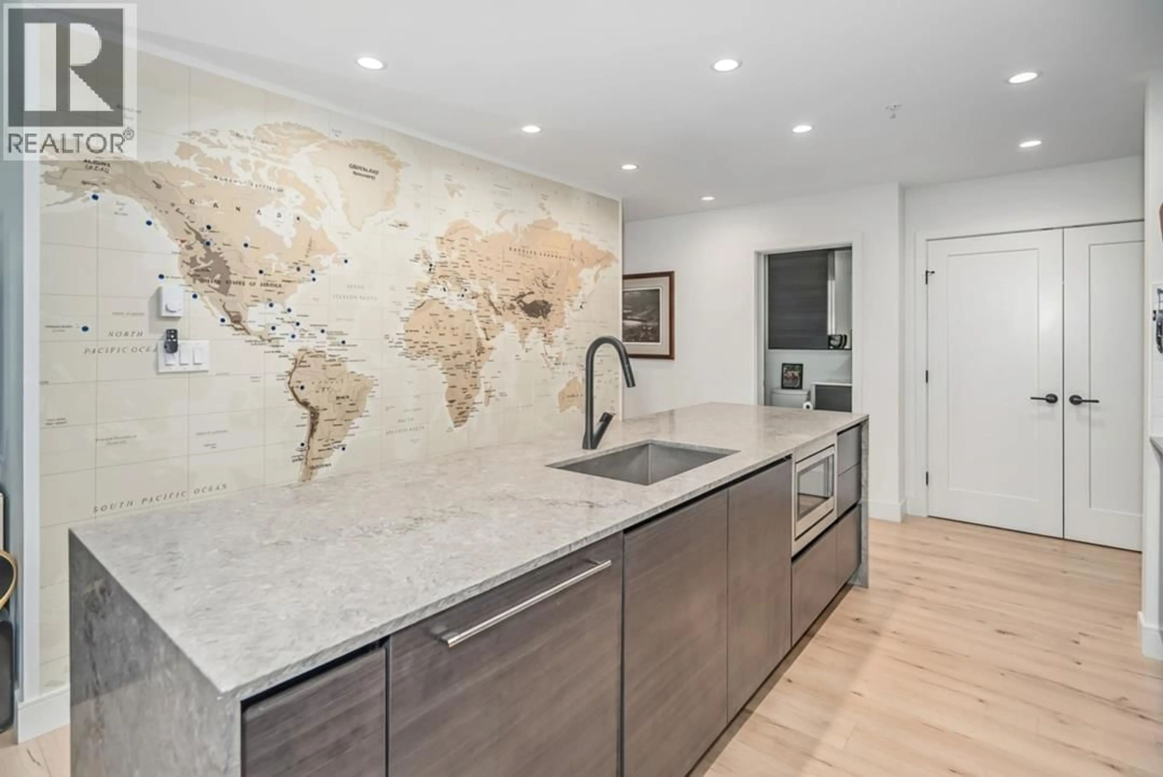 Contemporary kitchen, ceramic/tile floor for 205 - 3131 MURRAY STREET, Port Moody British Columbia V3H0L9