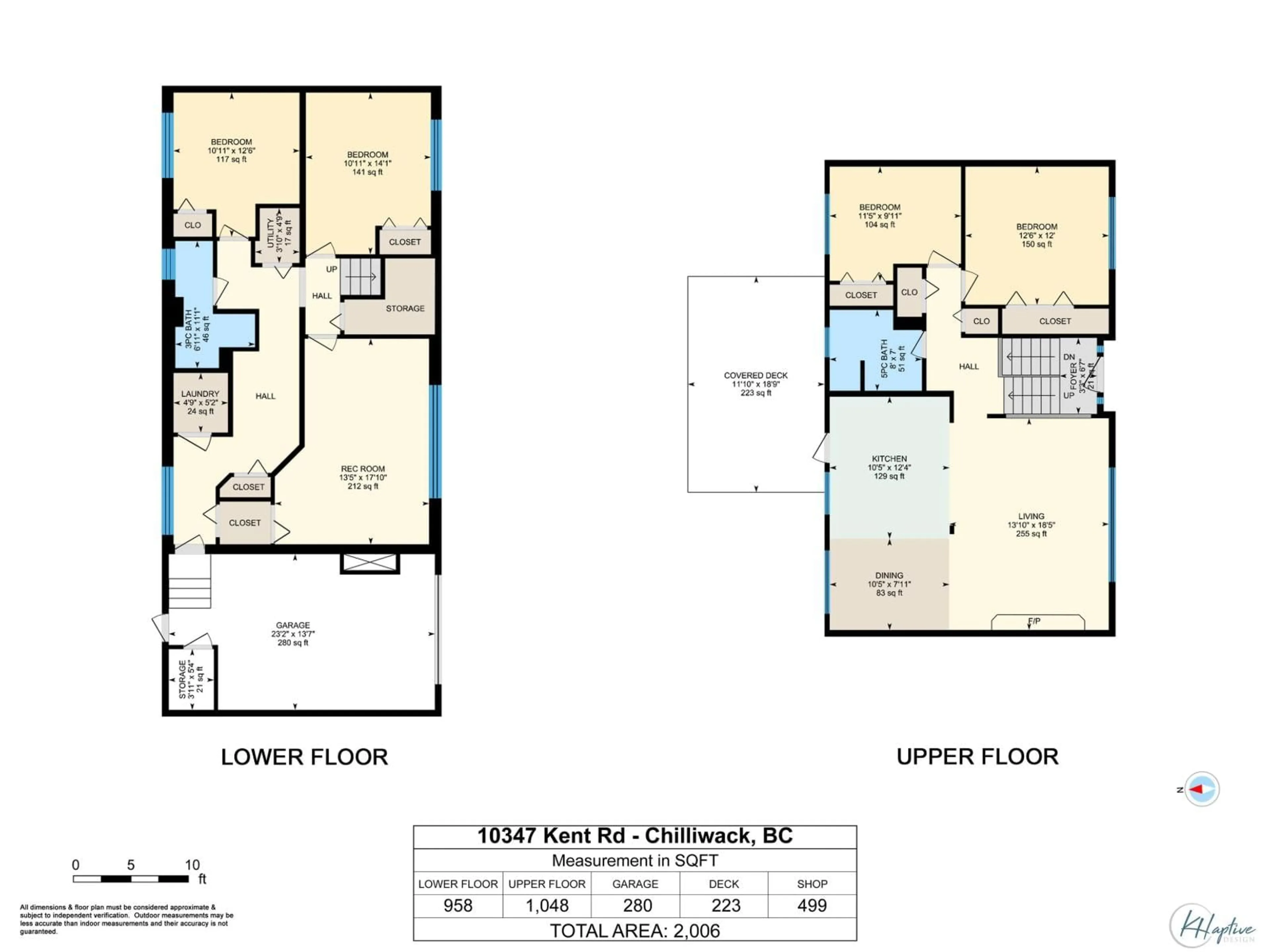 Floor plan for 10347 KENT ROAD, Chilliwack British Columbia V2P5X9