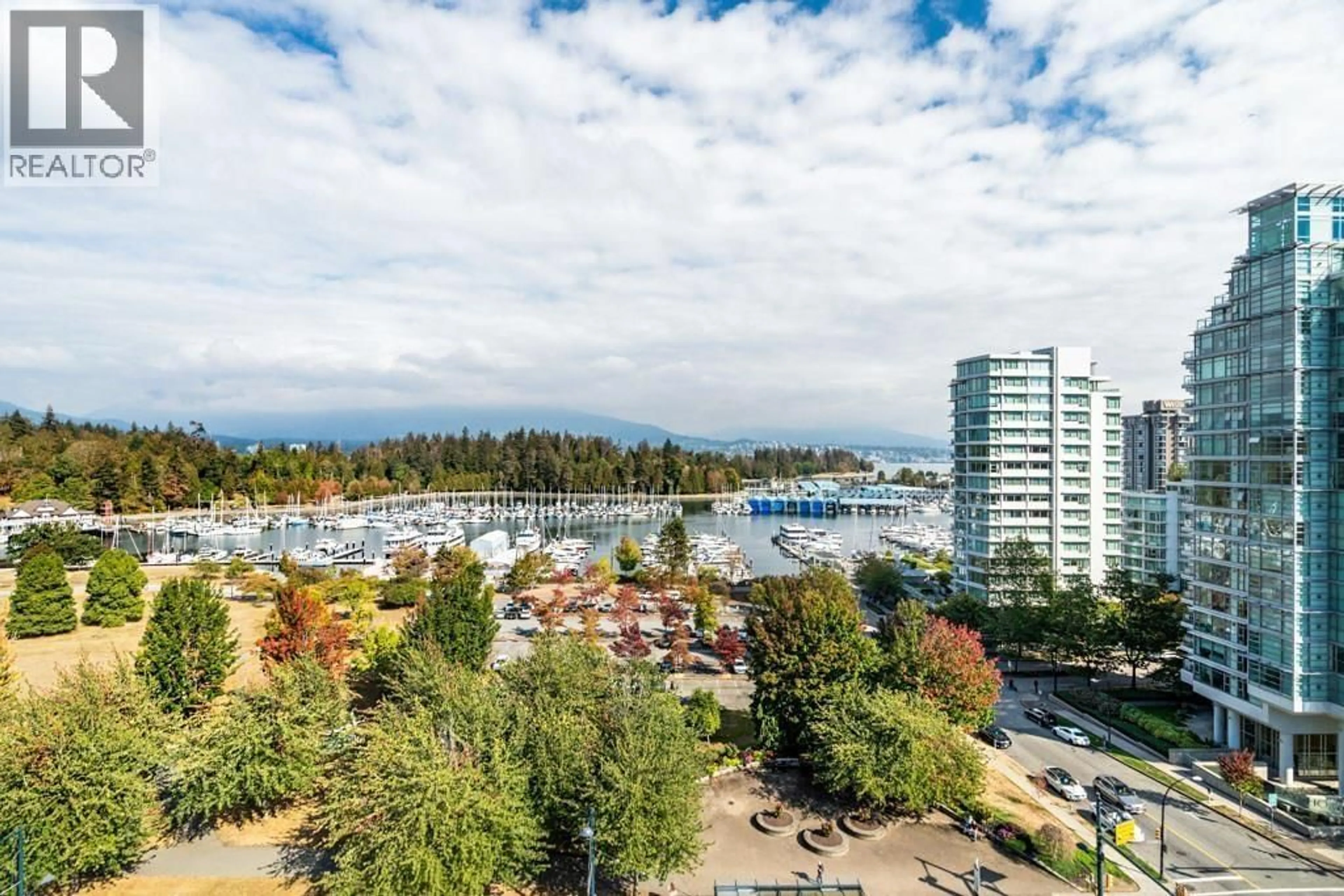A pic from outside/outdoor area/front of a property/back of a property/a pic from drone, water/lake/river/ocean view for 1101 - 1863 ALBERNI STREET, Vancouver British Columbia V6G3H8