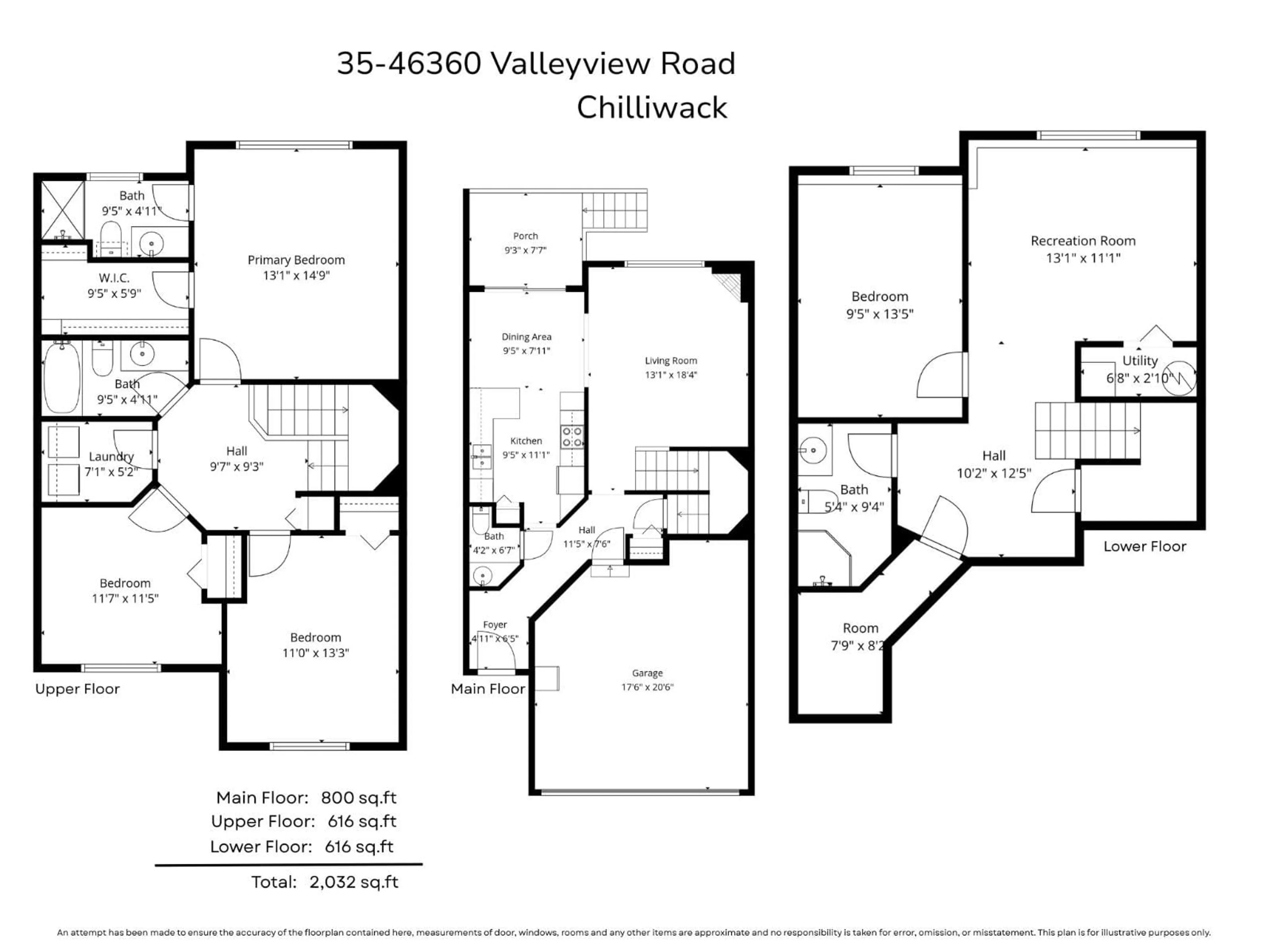 Floor plan for 35 - 46360 VALLEYVIEW ROAD, Chilliwack British Columbia V2R5L7