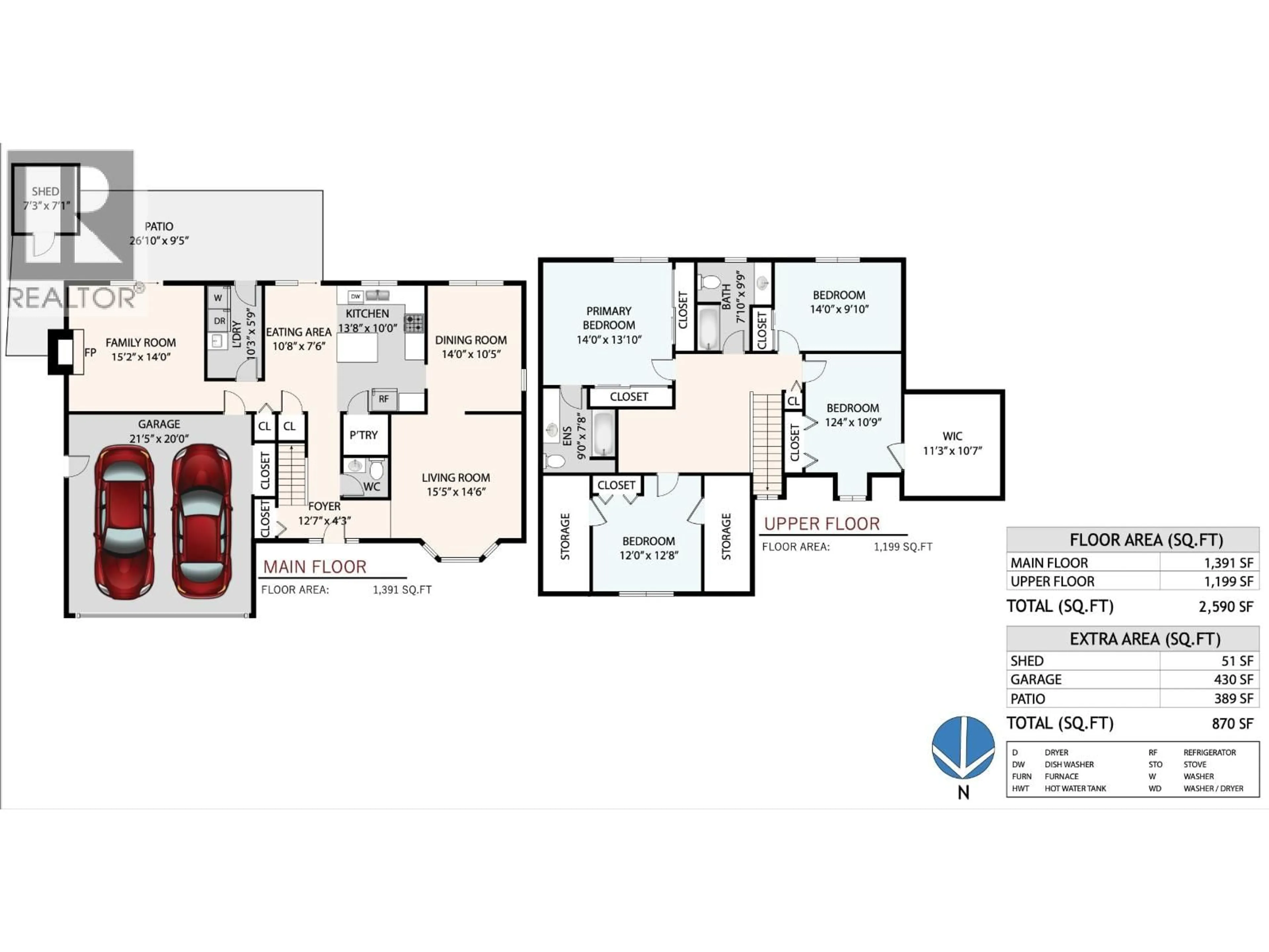 Floor plan for 5256 CAMBRIDGE COURT, Delta British Columbia V4M3Z1
