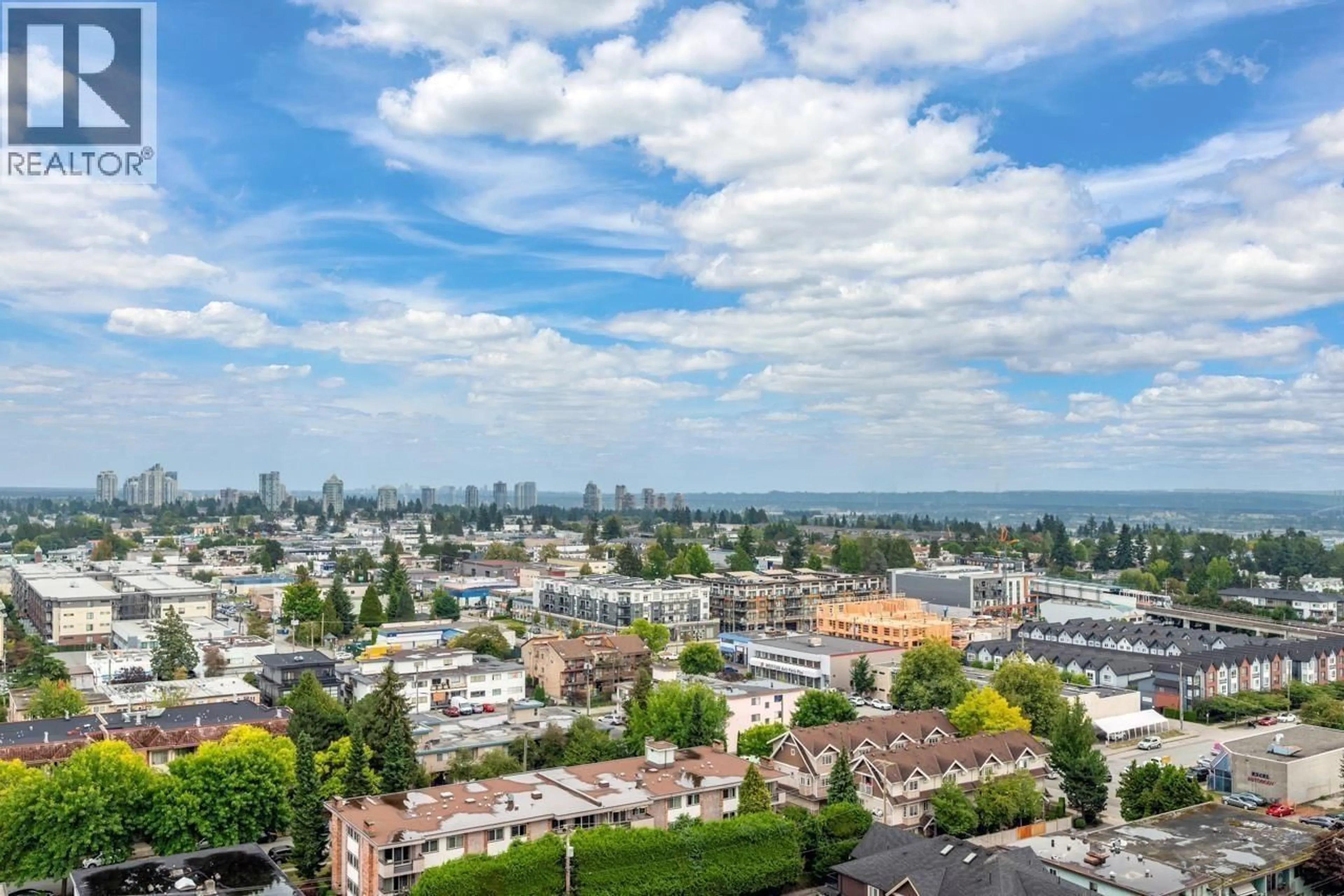 A pic from outside/outdoor area/front of a property/back of a property/a pic from drone, city buildings view from balcony for 1608 - 6638 DUNBLANE AVENUE, Burnaby British Columbia V5H0G8