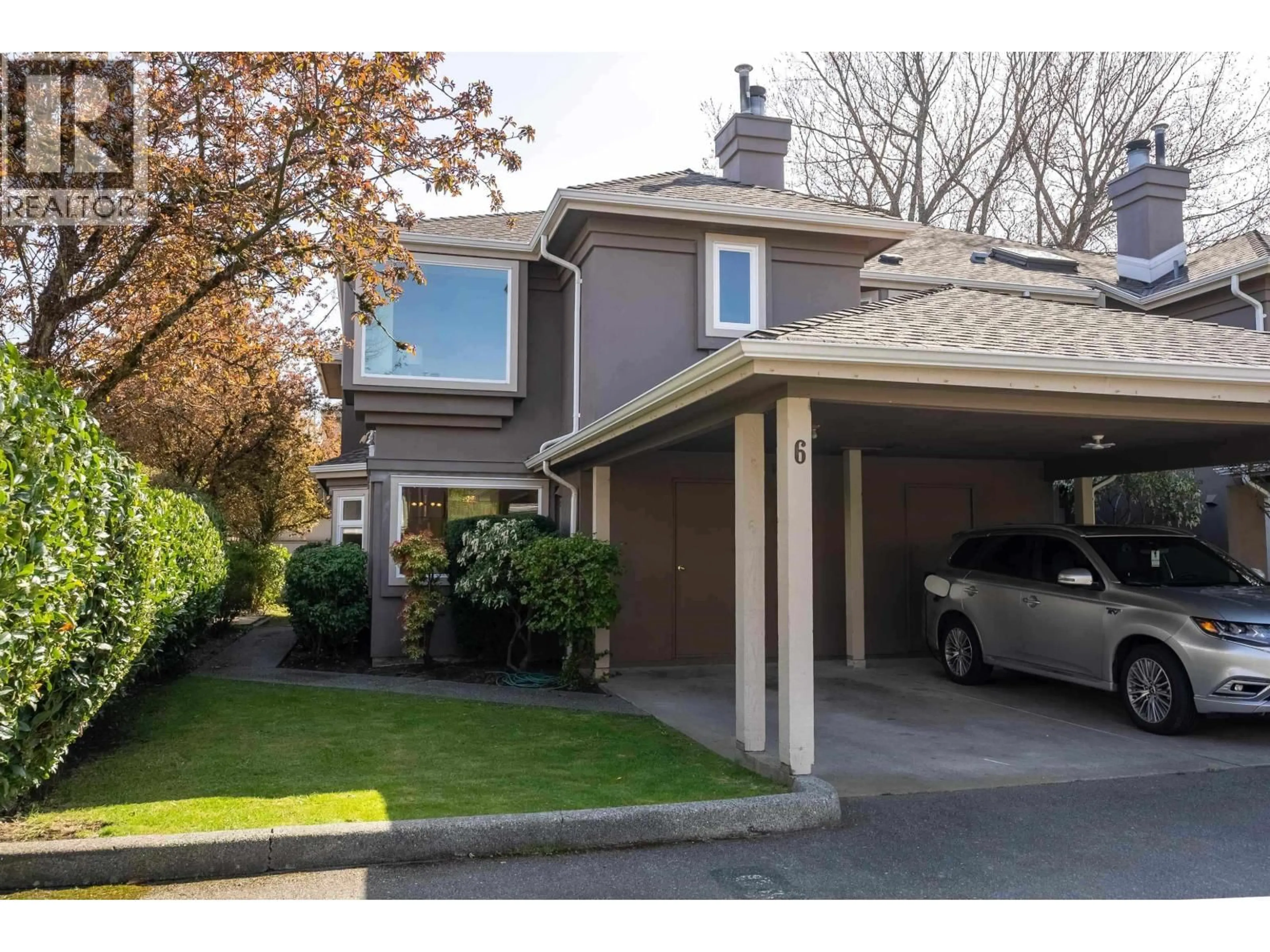 Home with vinyl exterior material, street for 6 - 5111 MAPLE ROAD, Richmond British Columbia V7E5Z6