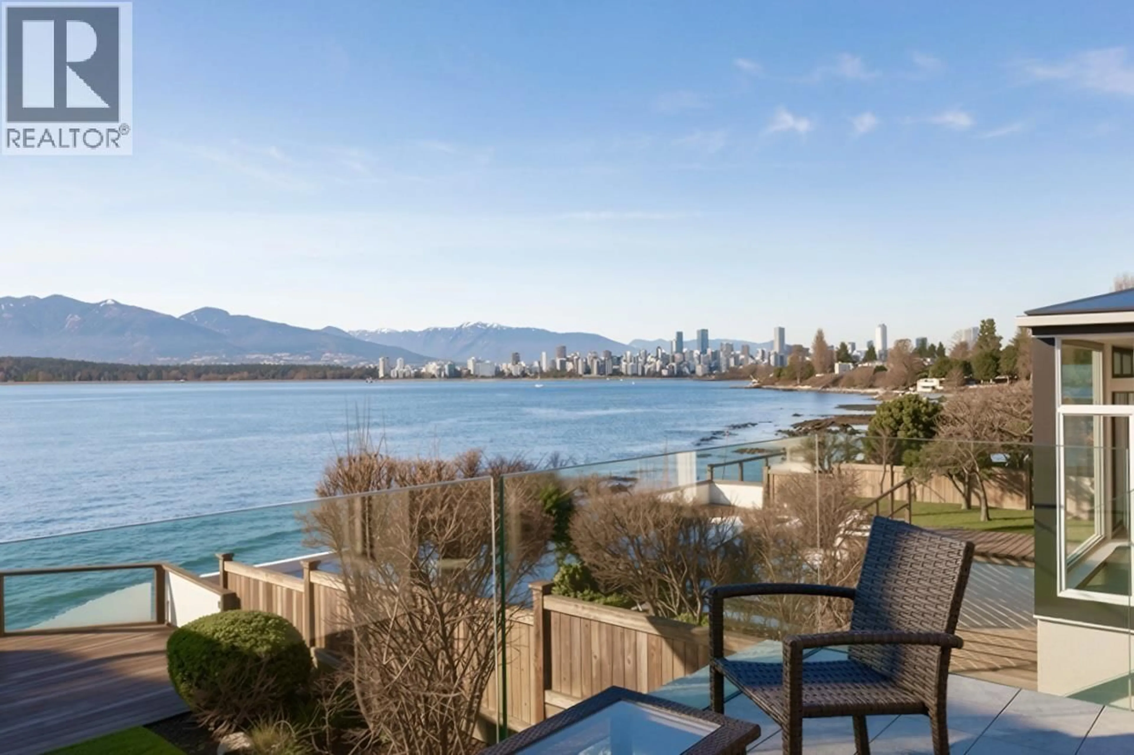 Patio, water/lake/river/ocean view for 3131 POINT GREY ROAD, Vancouver British Columbia V6K1B3