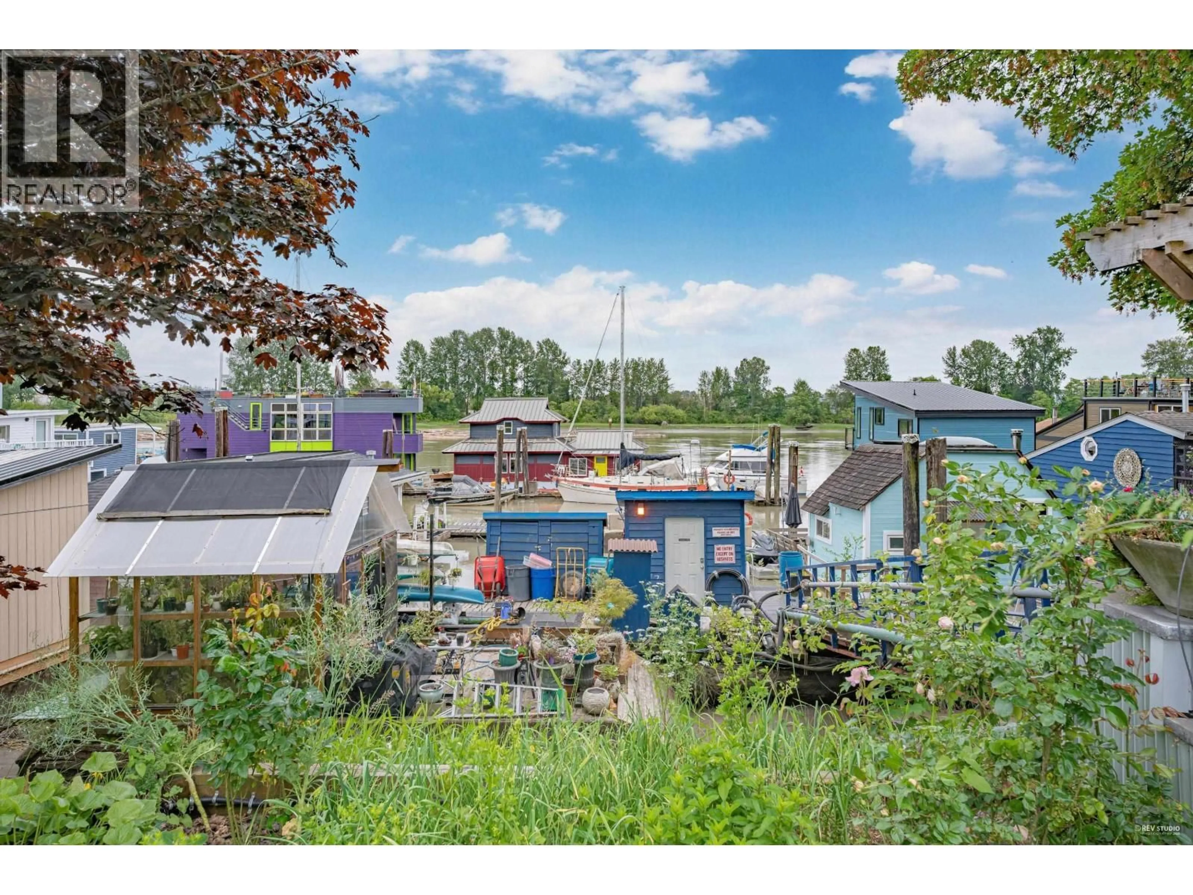 A pic from outside/outdoor area/front of a property/back of a property/a pic from drone, mountain view for 12 - 23080 DYKE ROAD, Richmond British Columbia V6V1E1