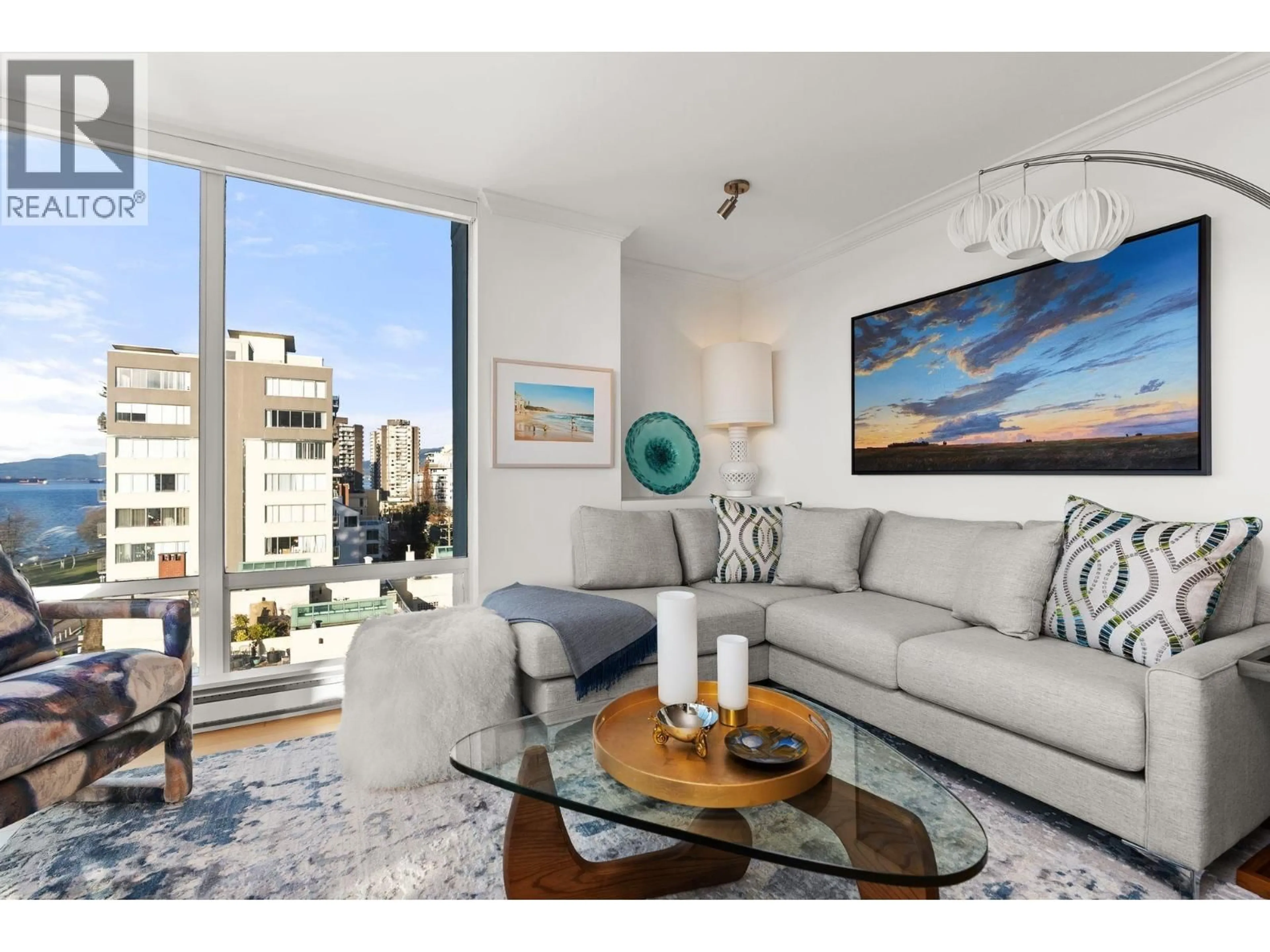 Living room with furniture, unknown for 702 - 1311 BEACH AVENUE, Vancouver British Columbia V6E1V6