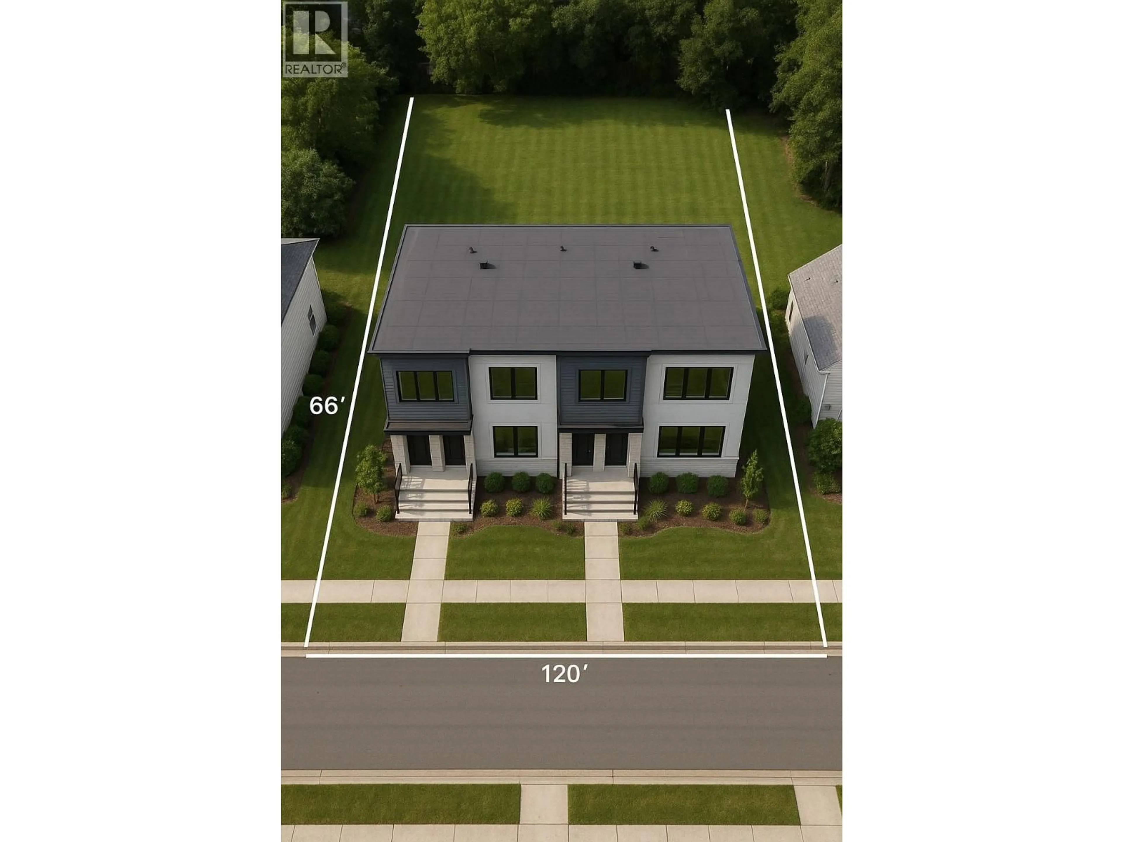 A pic from outside/outdoor area/front of a property/back of a property/a pic from drone, street for 8824 COOK CRESCENT, Richmond British Columbia V6Y1X2