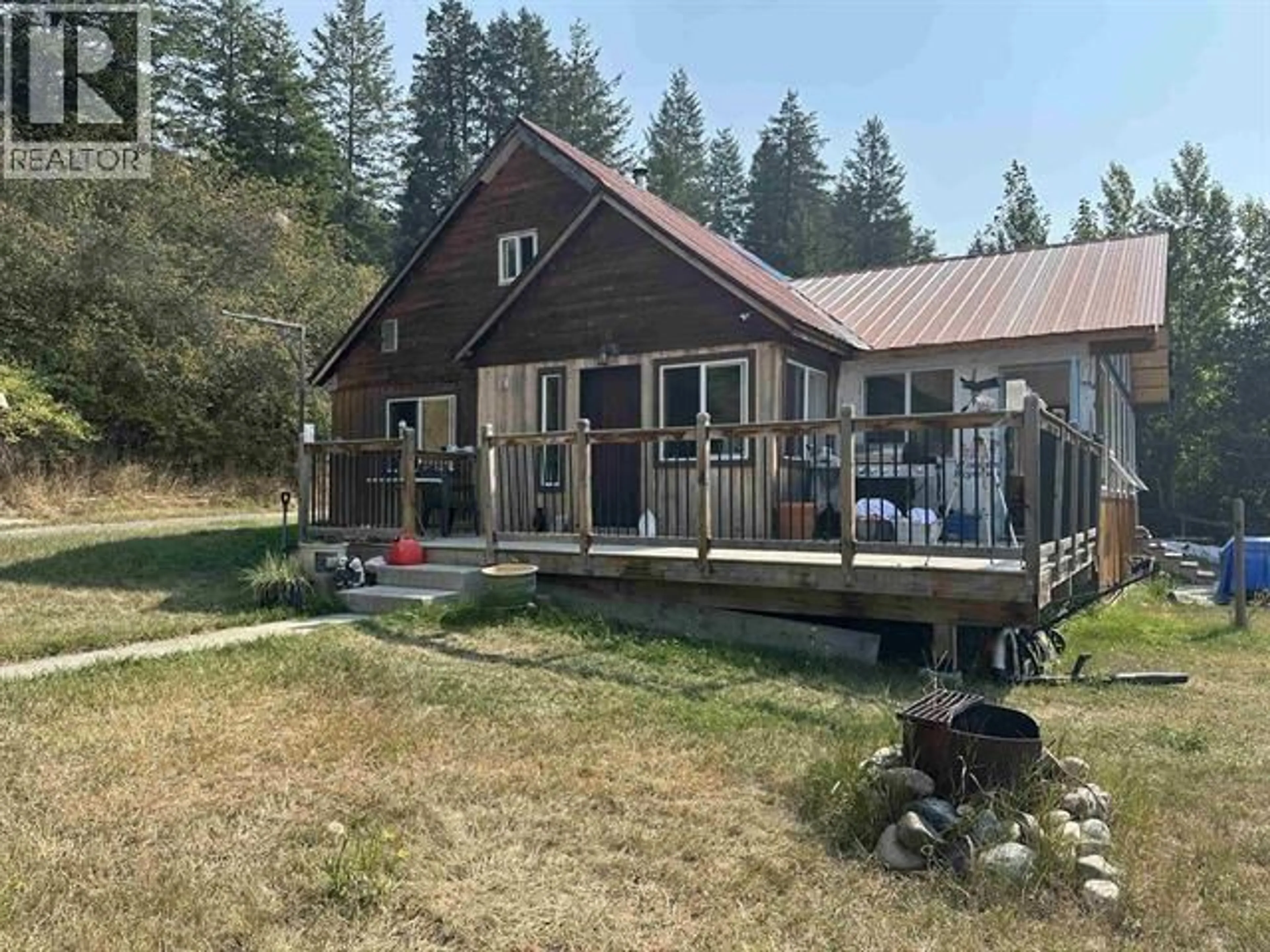 A pic from outside/outdoor area/front of a property/back of a property/a pic from drone, water/lake/river/ocean view for 6831 SODA CREEK MACALISTER ROAD, Williams Lake British Columbia V0L1P0