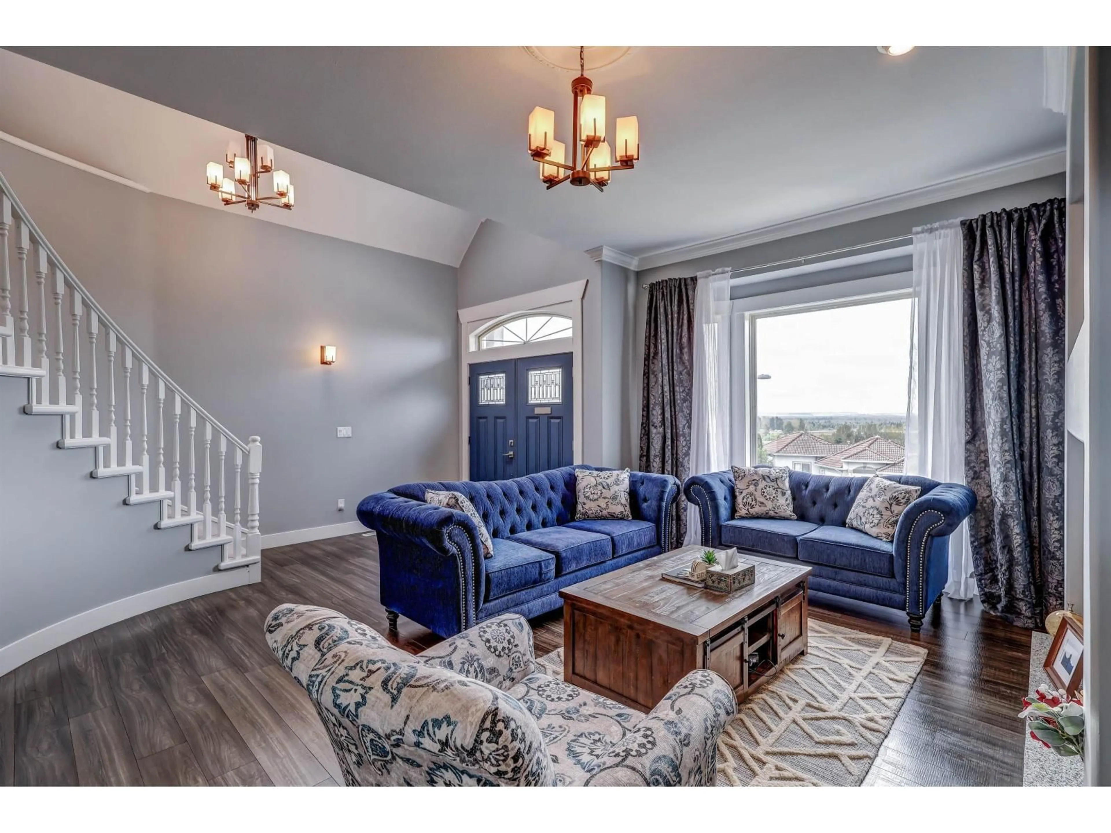 Living room with furniture, unknown for 8222 NECHAKO DRIVE, Delta British Columbia V4C3X3