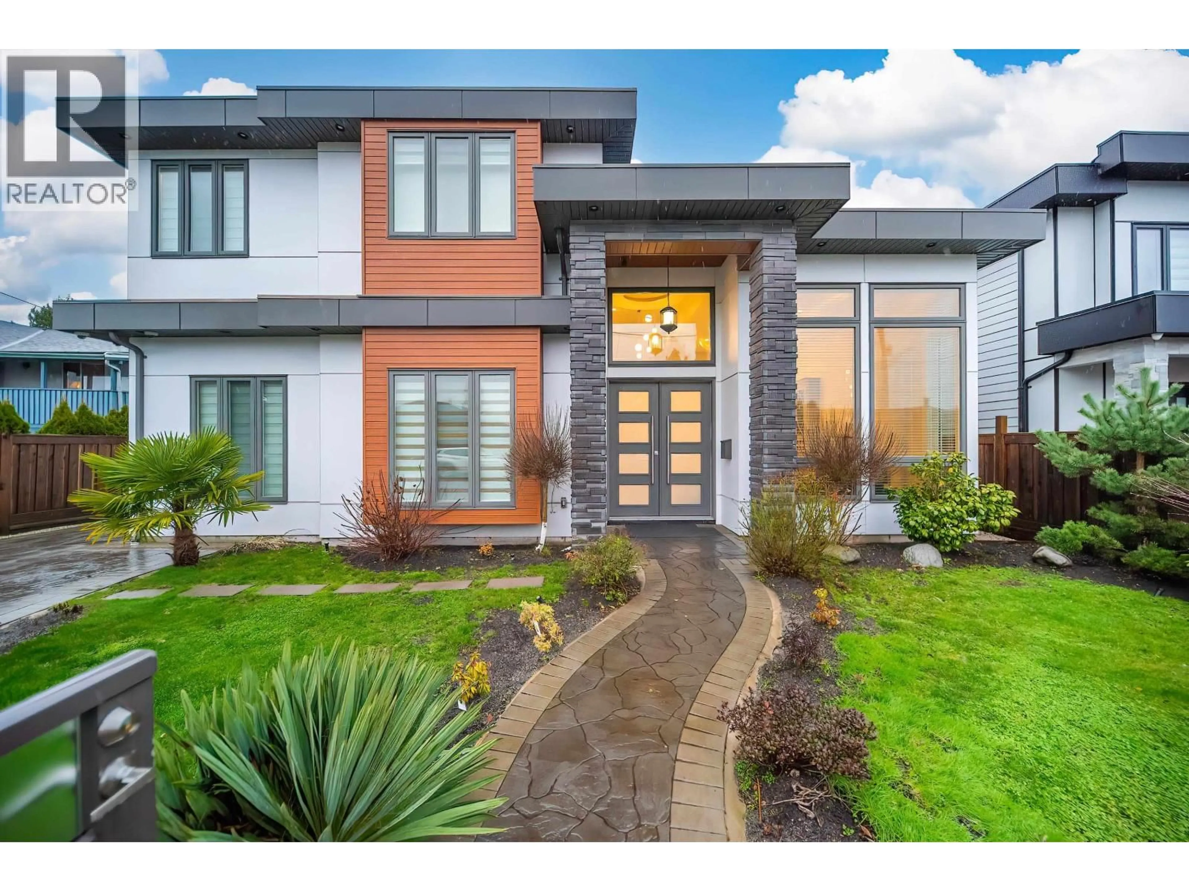 Home with brick exterior material, street for 9631 PATTERSON ROAD, Richmond British Columbia V6X1P8