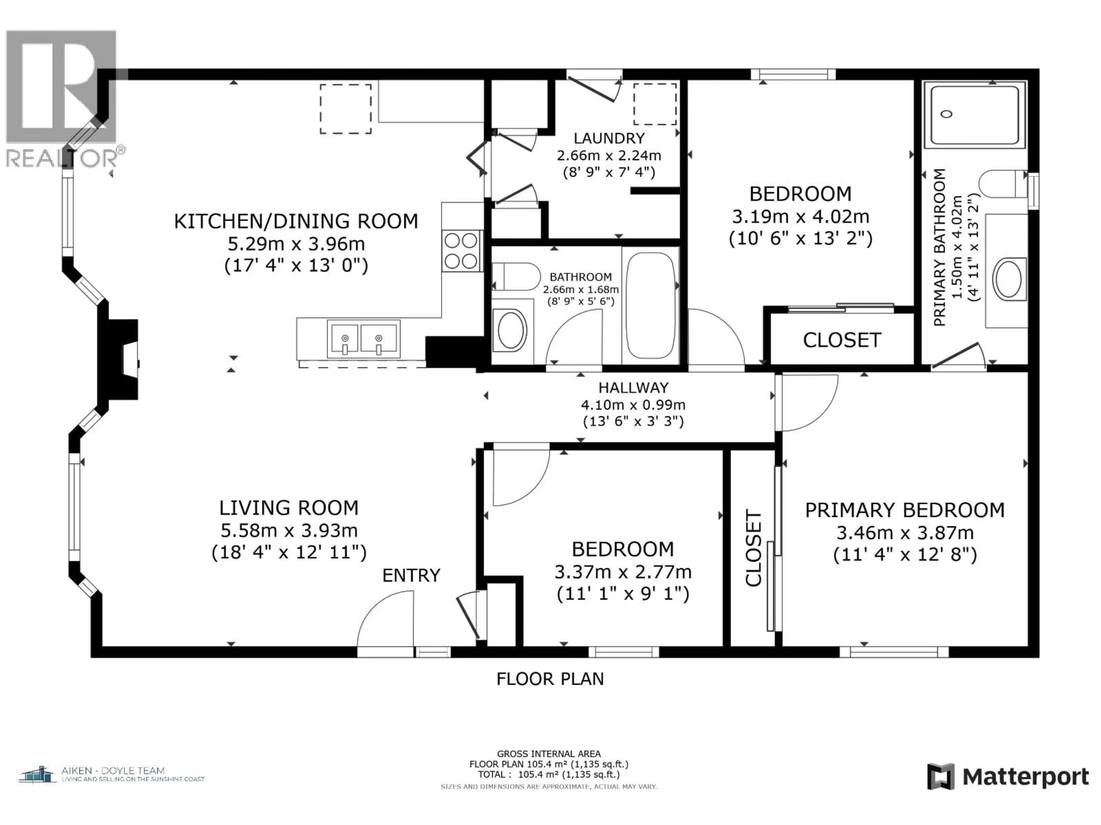 Floor plan for 101 - 4510 SUNSHINE COAST HIGHWAY, Sechelt British Columbia V7Z0T5