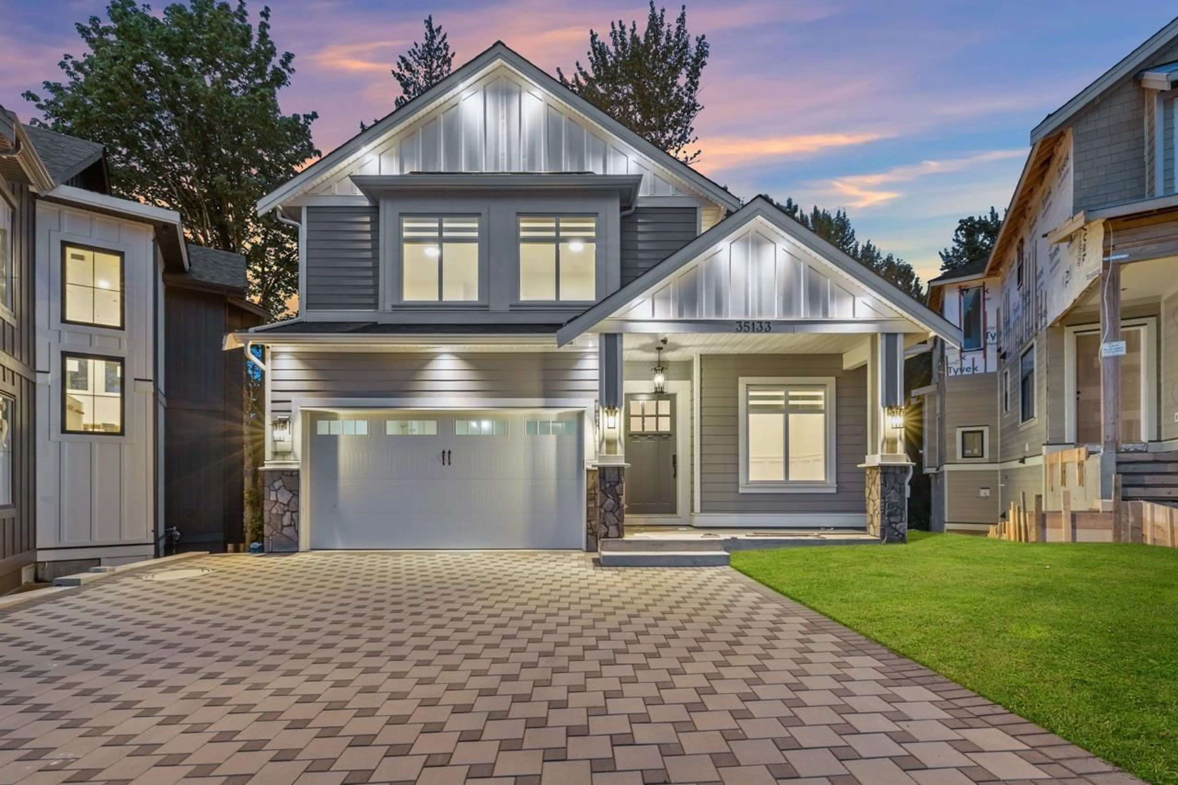 Home with brick exterior material, street for 4 - 35133 CHRISTINA PLACE, Abbotsford British Columbia V2S8H1