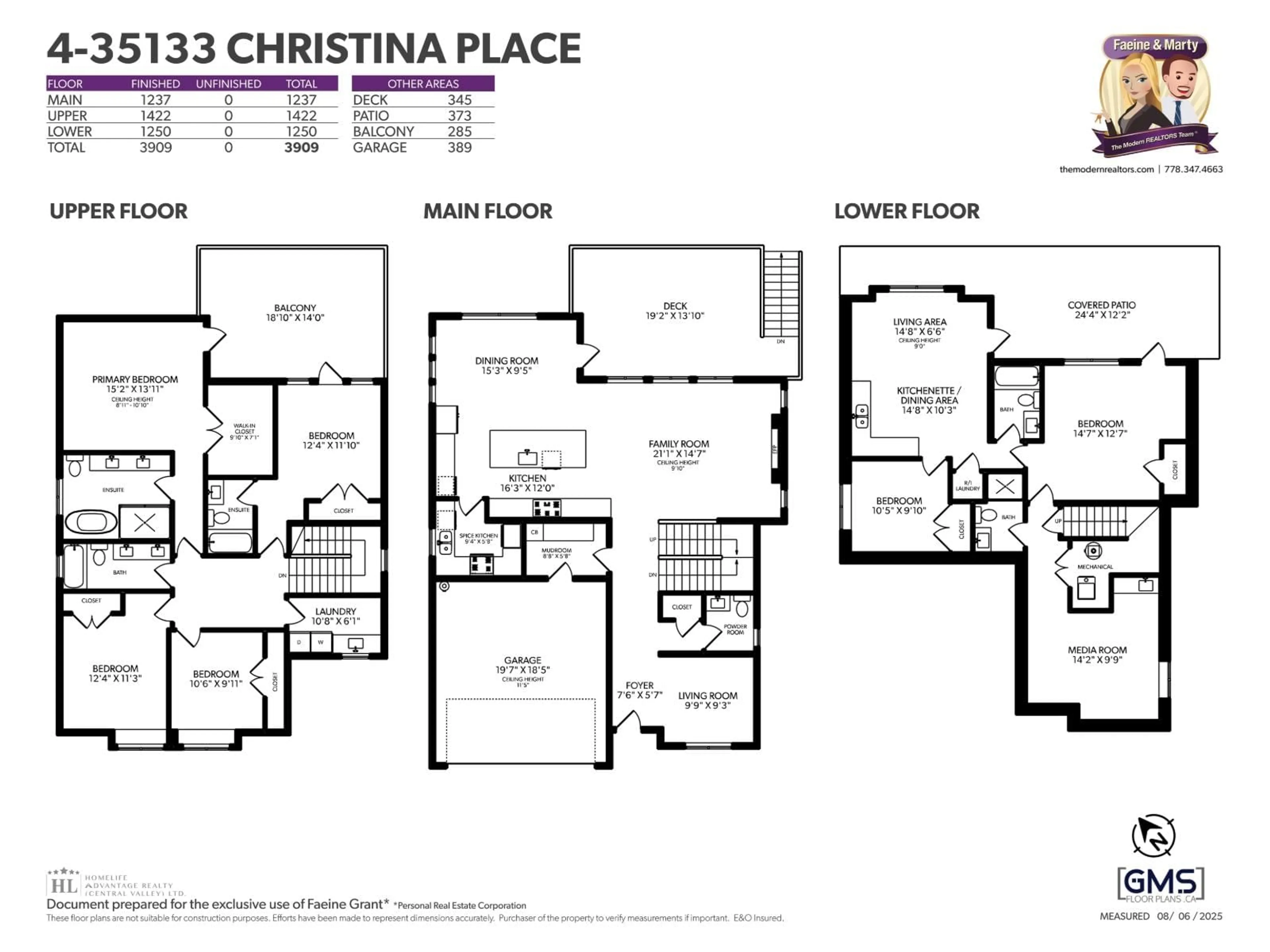 Floor plan for 4 - 35133 CHRISTINA PLACE, Abbotsford British Columbia V2S8H1