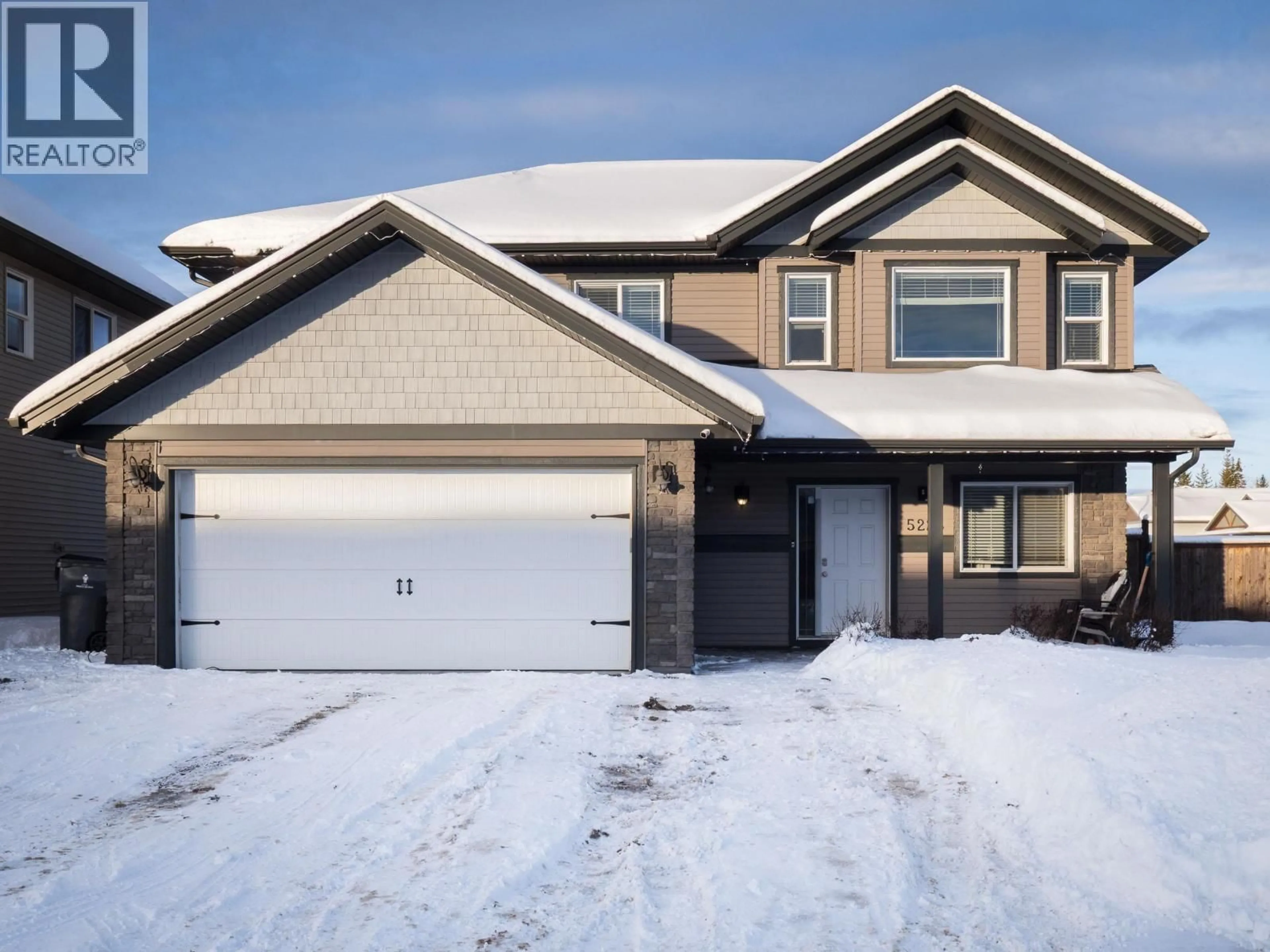 Home with vinyl exterior material, street for 5228 WOODVALLEY DRIVE, Prince George British Columbia V2K5A6