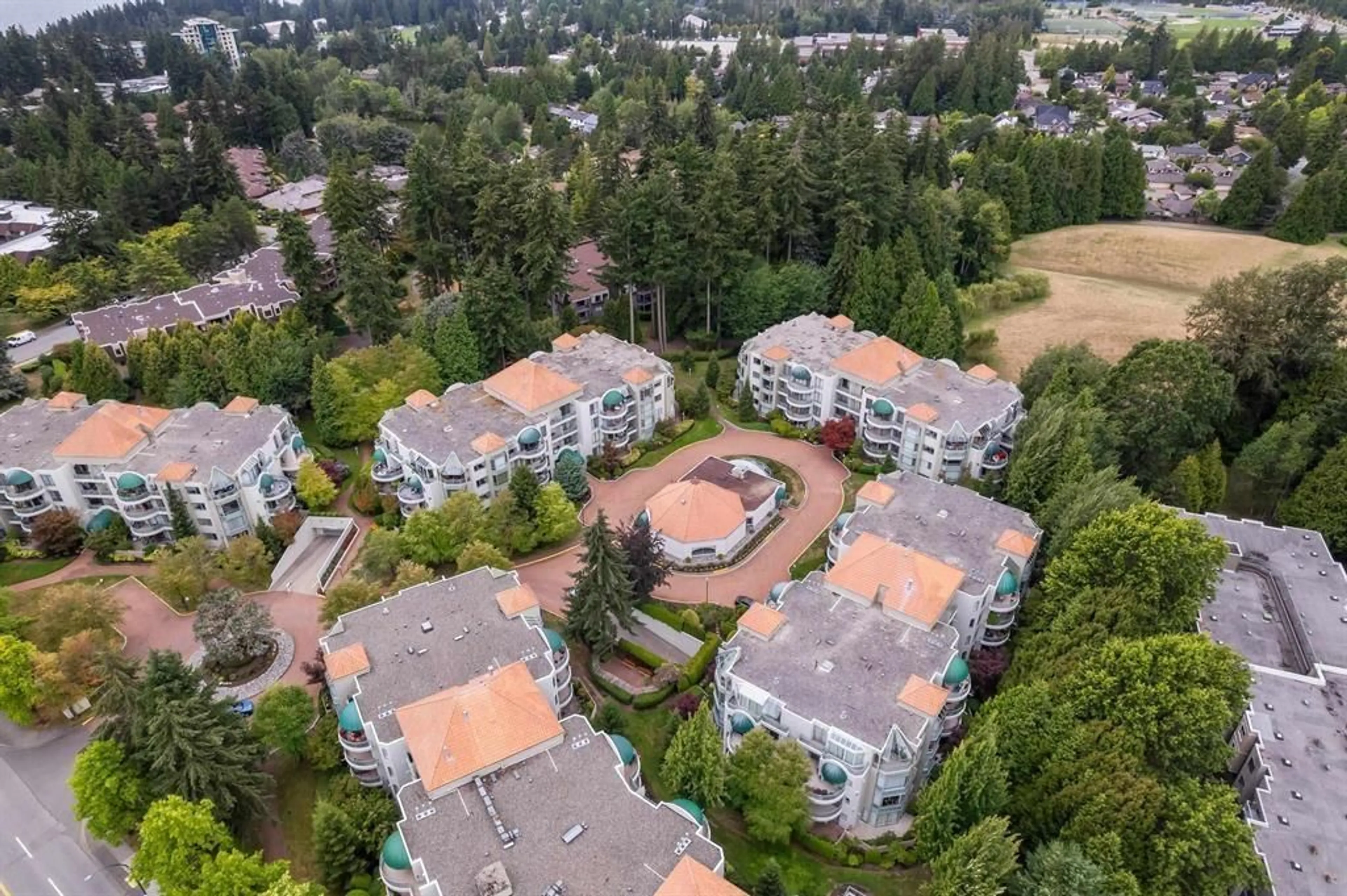 A pic from outside/outdoor area/front of a property/back of a property/a pic from drone, city buildings view from balcony for 201 - 1725 MARTIN DRIVE, Surrey British Columbia V4A9T5