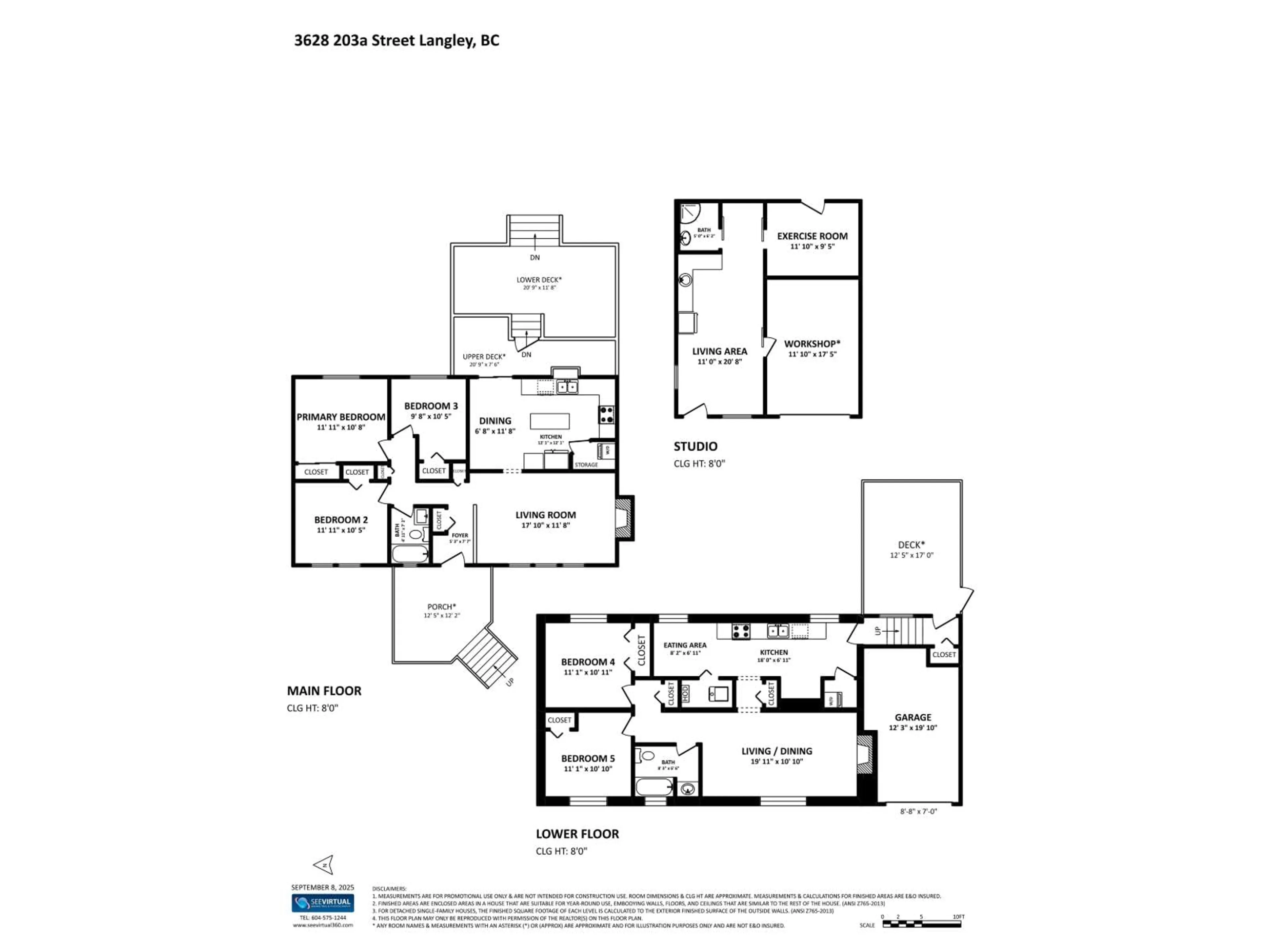 Floor plan for 3628 203A STREET, Langley British Columbia V3A1W5