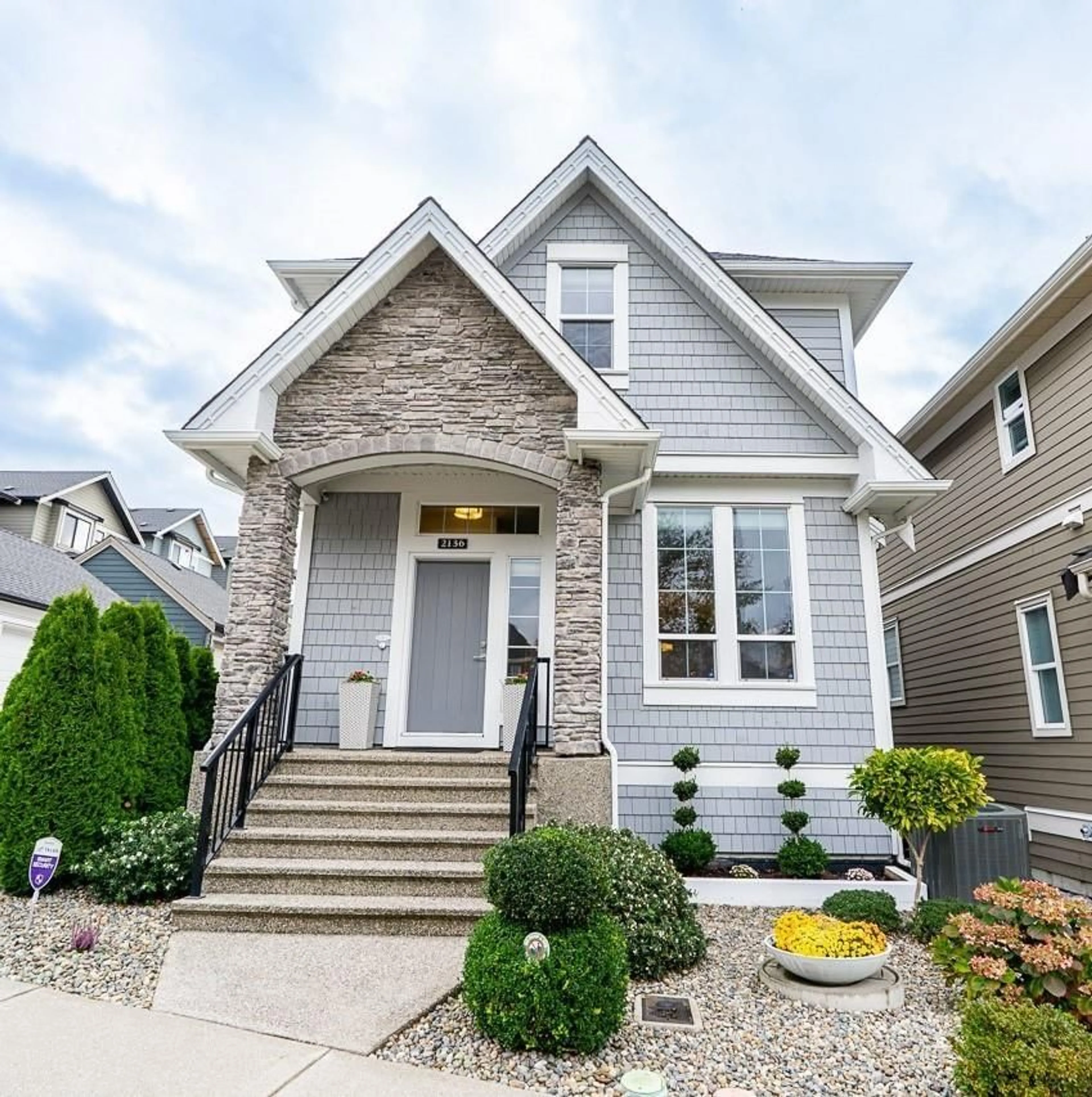 Home with vinyl exterior material, street for 2136 164A STREET, Surrey British Columbia V3Z0V5