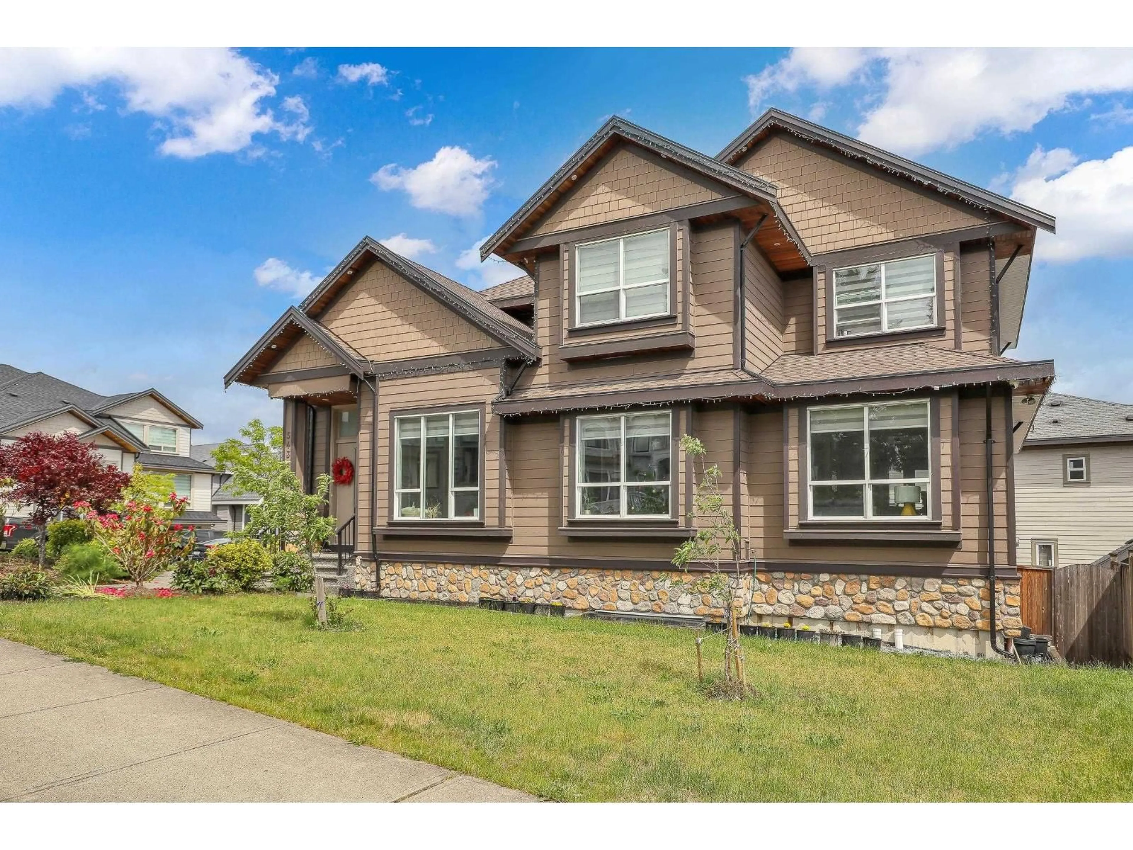 Home with brick exterior material, street for 5438 188 STREET, Surrey British Columbia V3S6R4